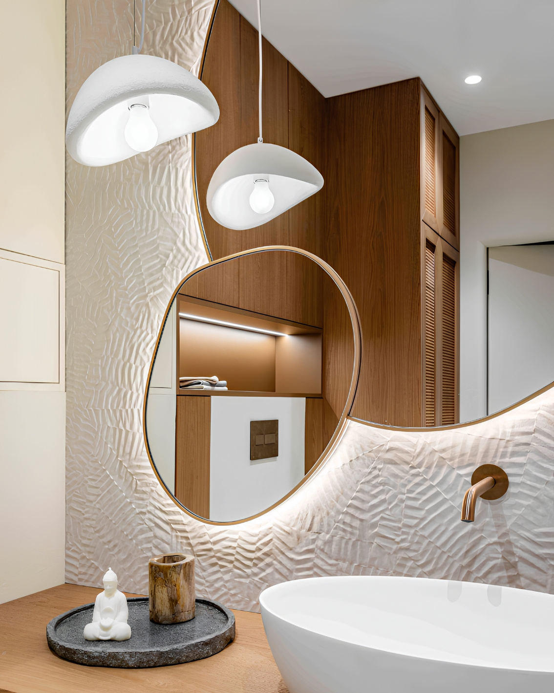 Зеркала Miralls в проекте Екатерины Савенко (Интерьерная студия AI). ЖК "Ботаника"