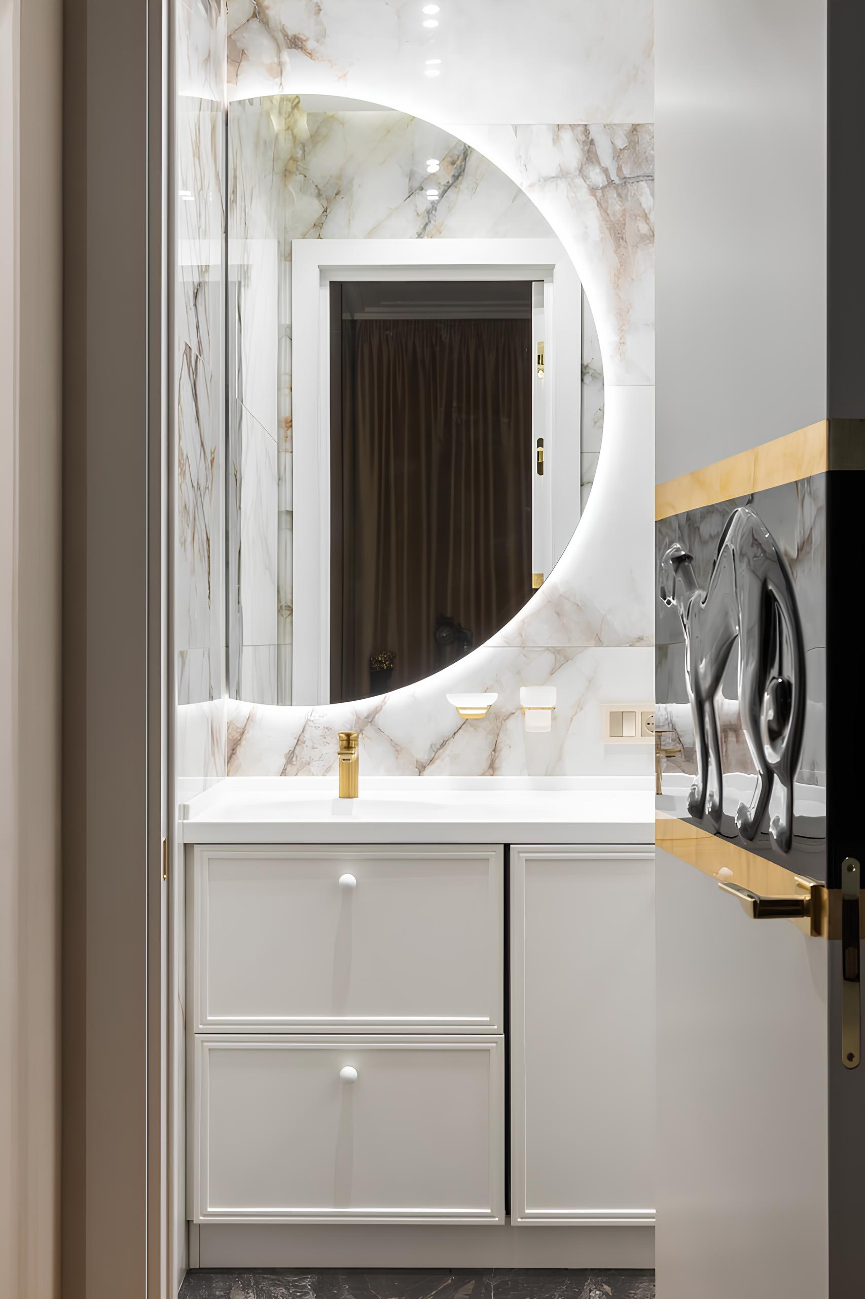 Зеркала Miralls в проекте Екатерины Илларионовой. ЖК "Синатра".