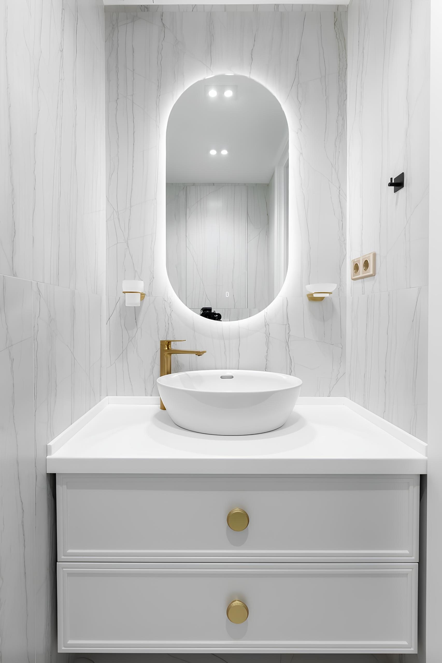 Зеркала Miralls в проекте Екатерины Илларионовой. ЖК "Синатра".