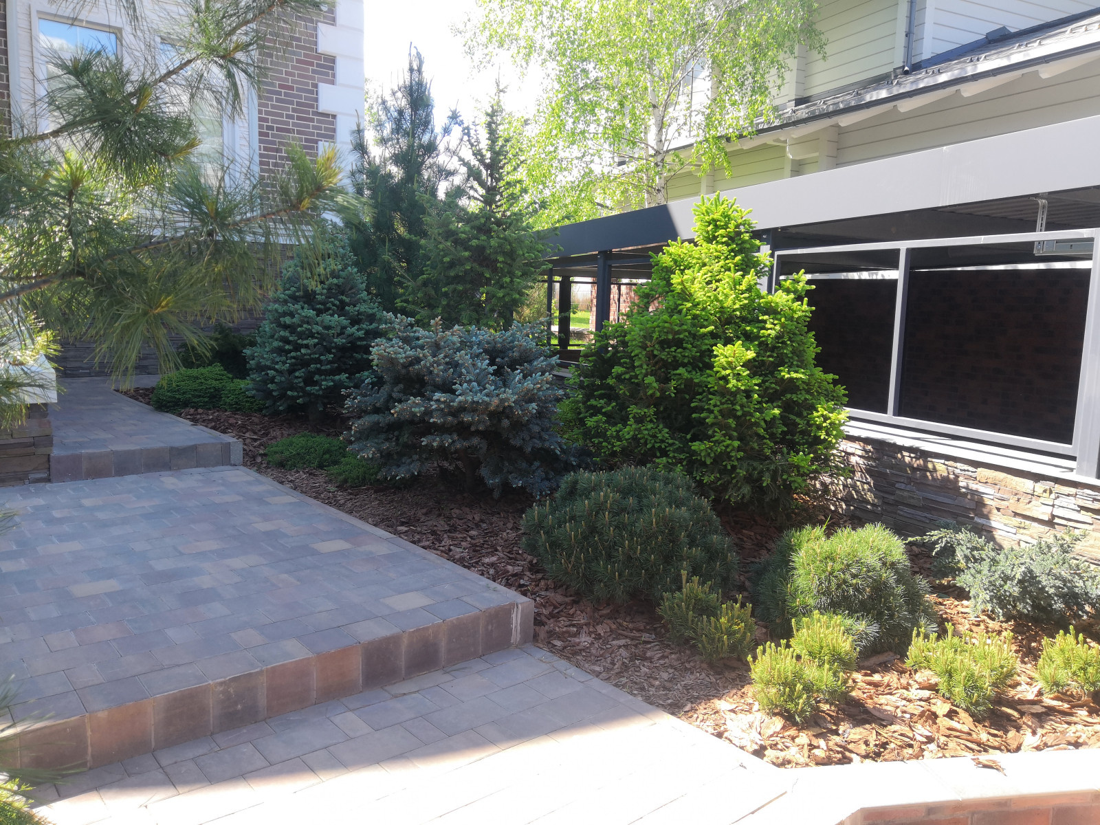 Landscape design of the territory (Moscow region, Sareevo village)
