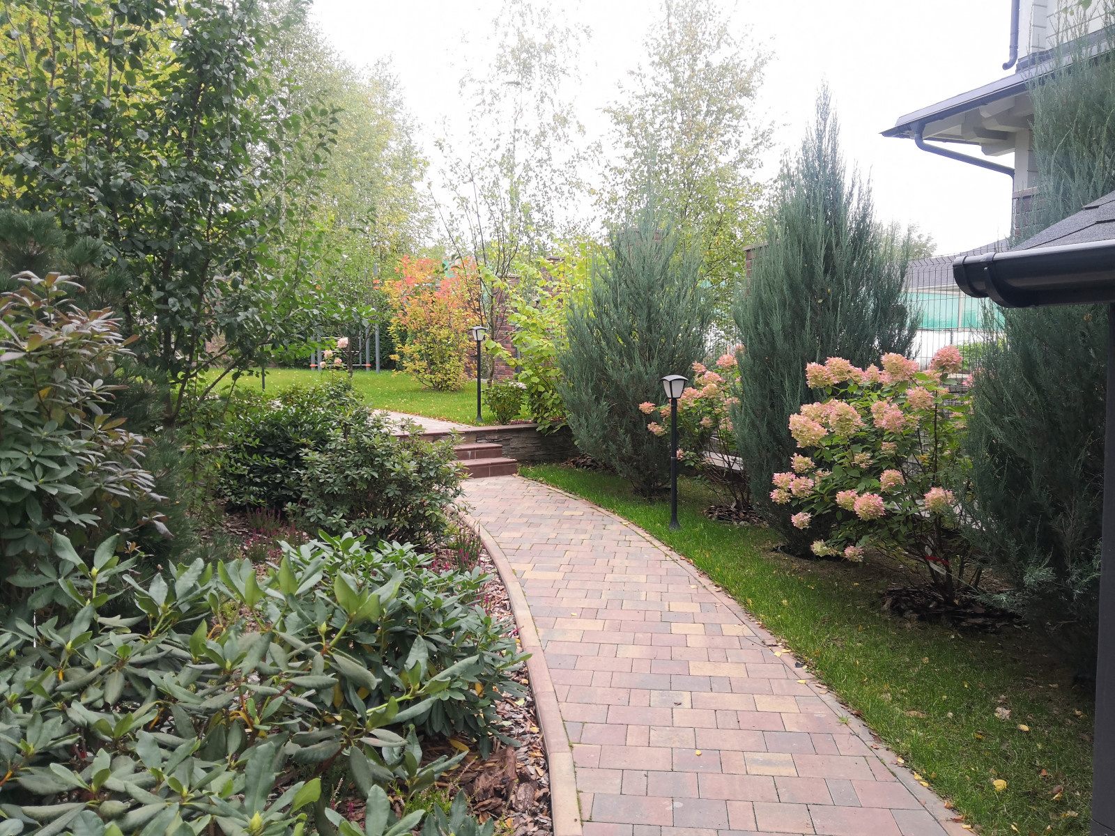 Landscape design of the territory (Moscow region, Sareevo village)
