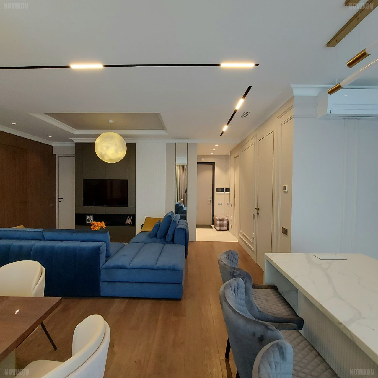 Дизайнерский ремонт квартиры ЖК Фили Сити