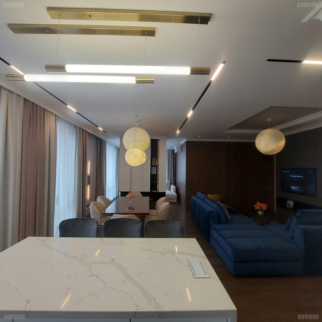 Дизайнерский ремонт квартиры ЖК Фили Сити