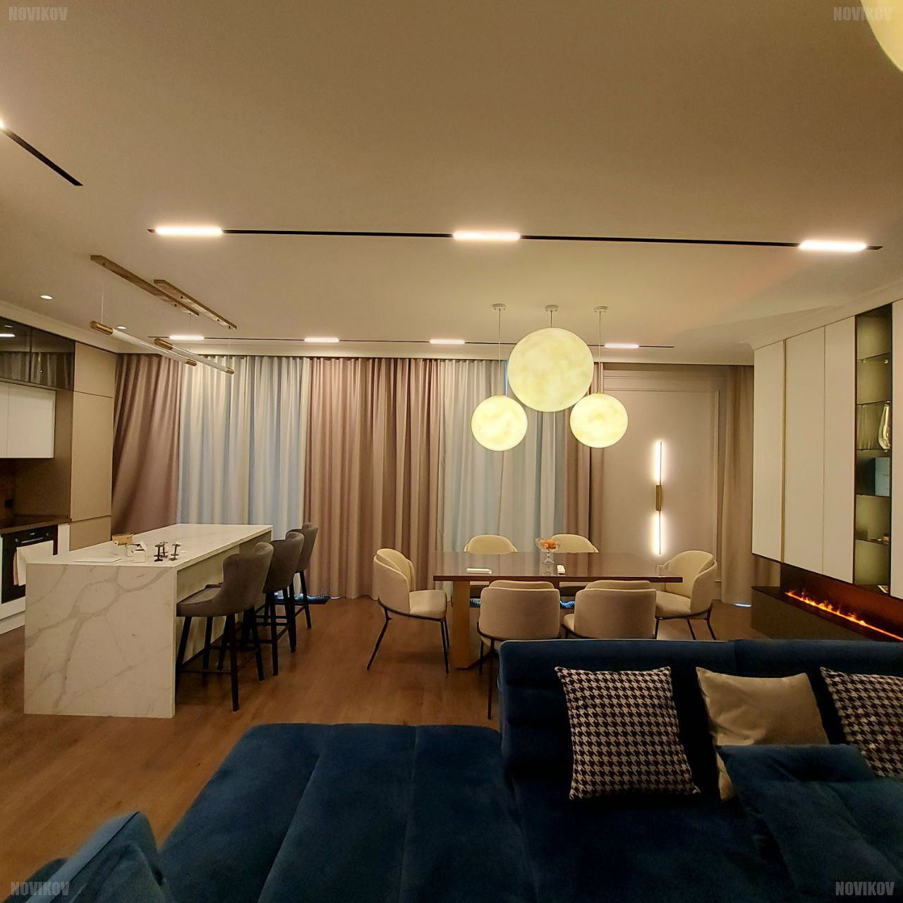 Дизайнерский ремонт квартиры ЖК Фили Сити