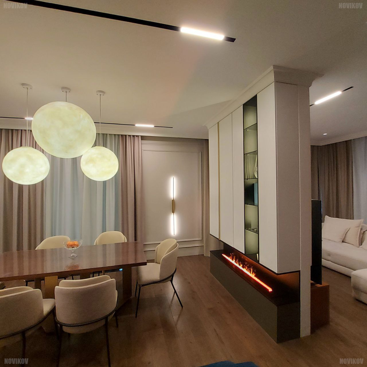 Дизайнерский ремонт квартиры ЖК Фили Сити