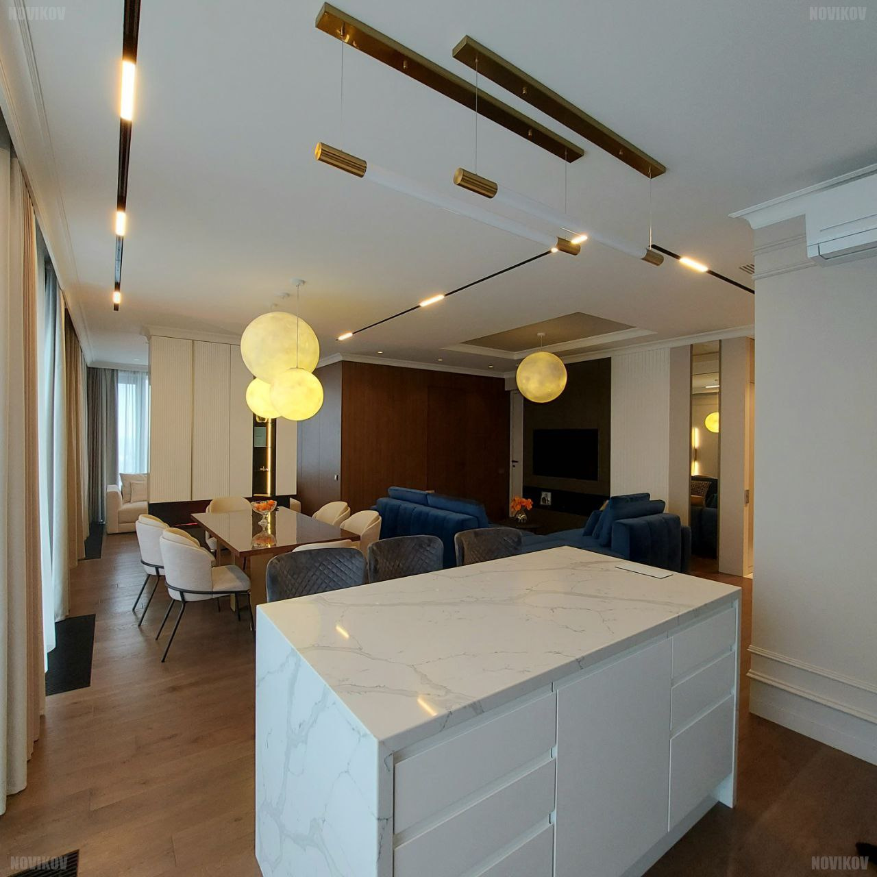 Дизайнерский ремонт квартиры ЖК Фили Сити