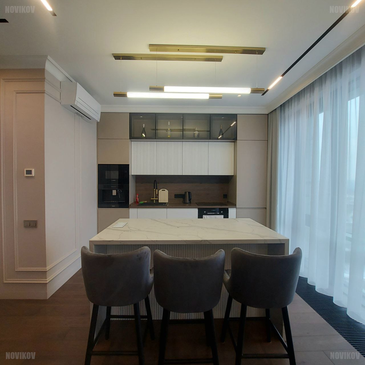 Дизайнерский ремонт квартиры ЖК Фили Сити