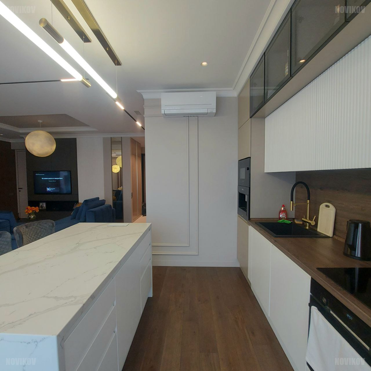 Дизайнерский ремонт квартиры ЖК Фили Сити