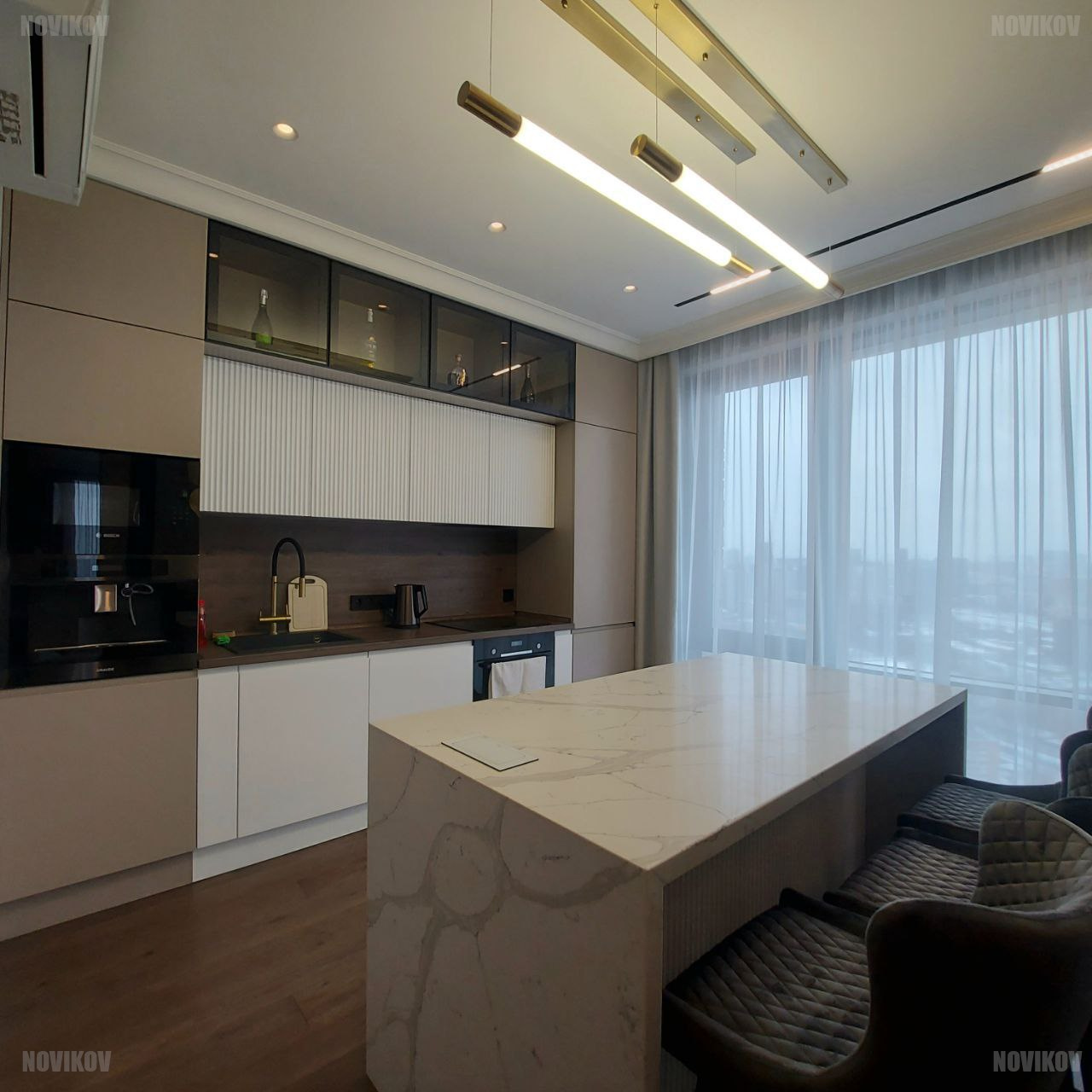 Дизайнерский ремонт квартиры ЖК Фили Сити