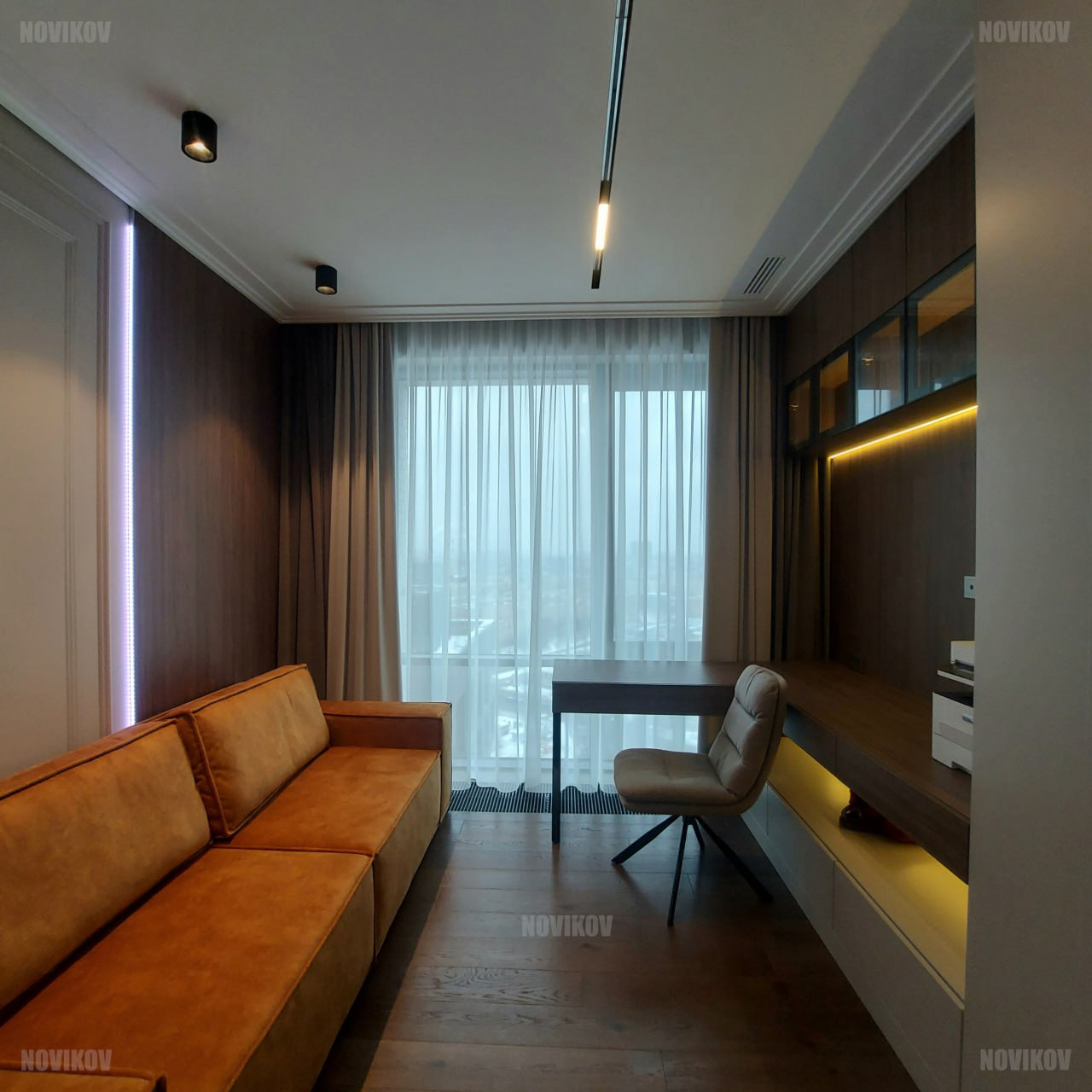 Дизайнерский ремонт квартиры ЖК Фили Сити