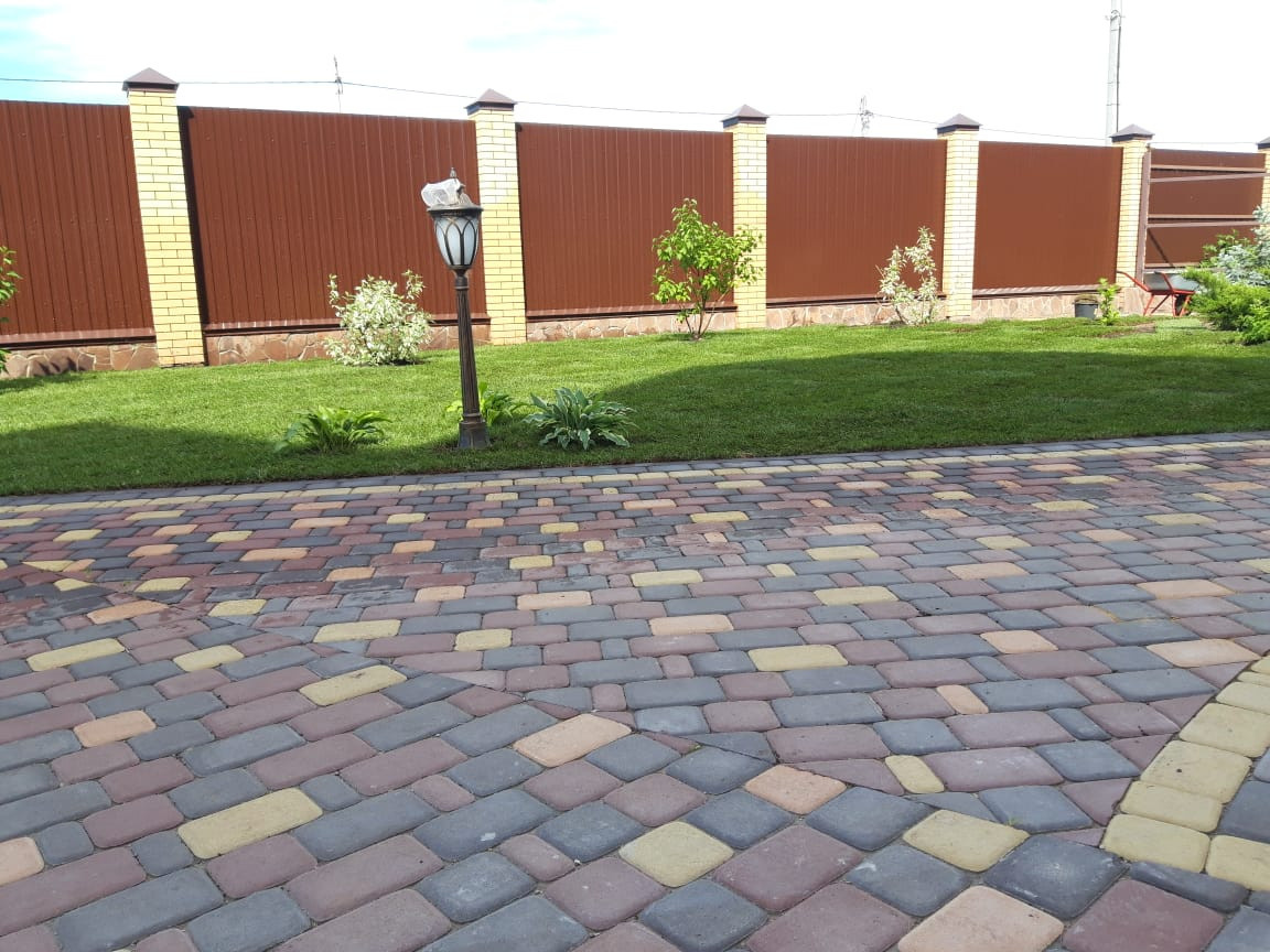Landscape design of the territory (Oryol region)