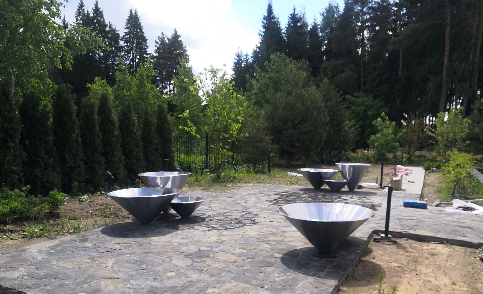 Landscape design of the territory (Moscow region)