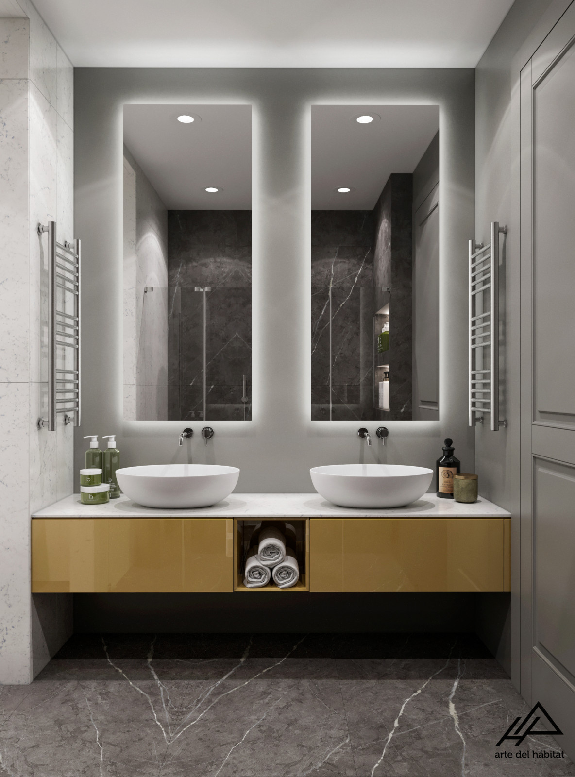 Dark modern interior in MSK