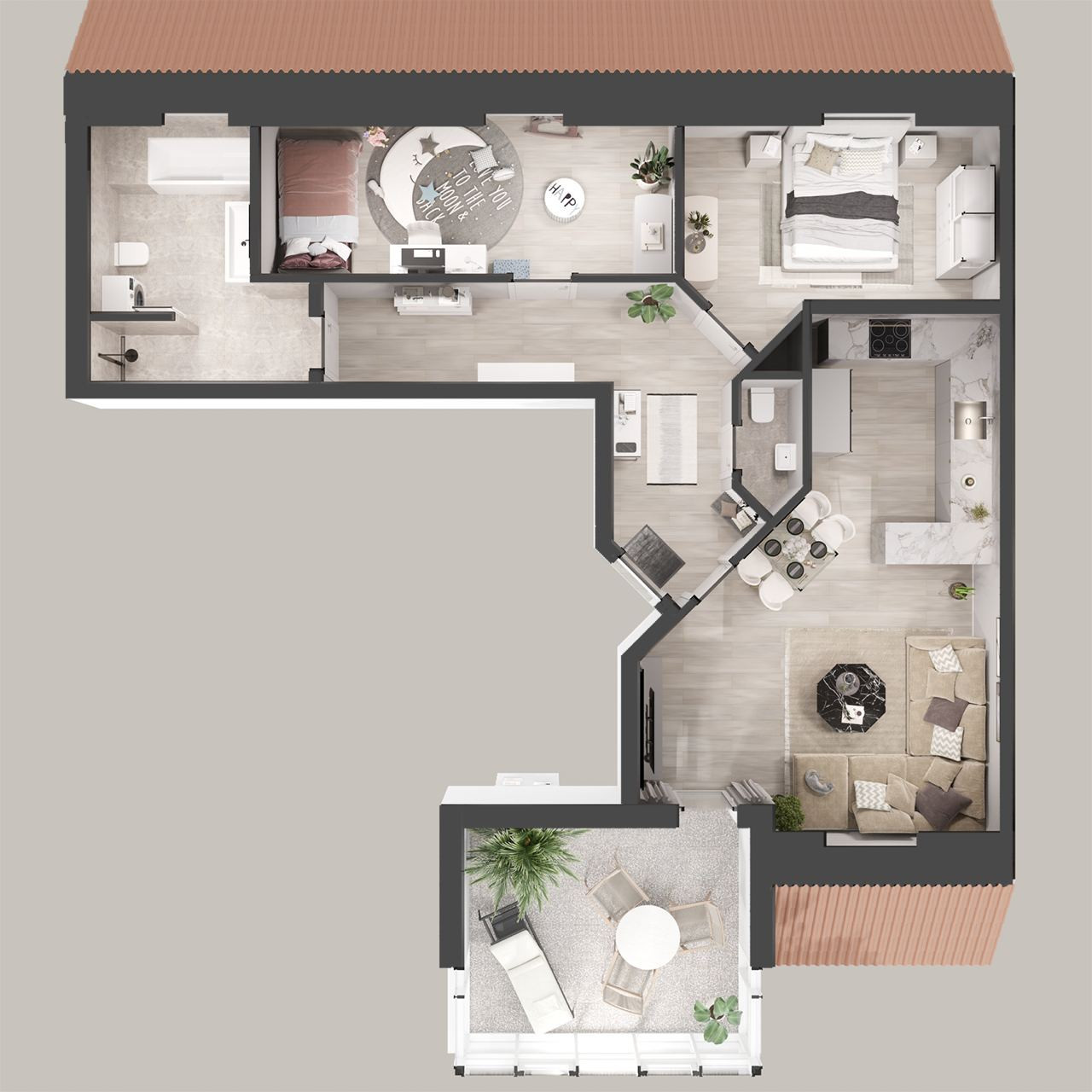 3D-Grundriss