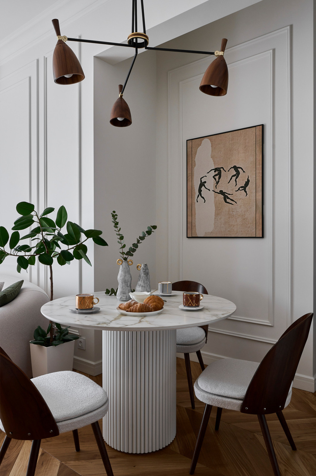 Дизайн  квартиры в стиле Mid-century