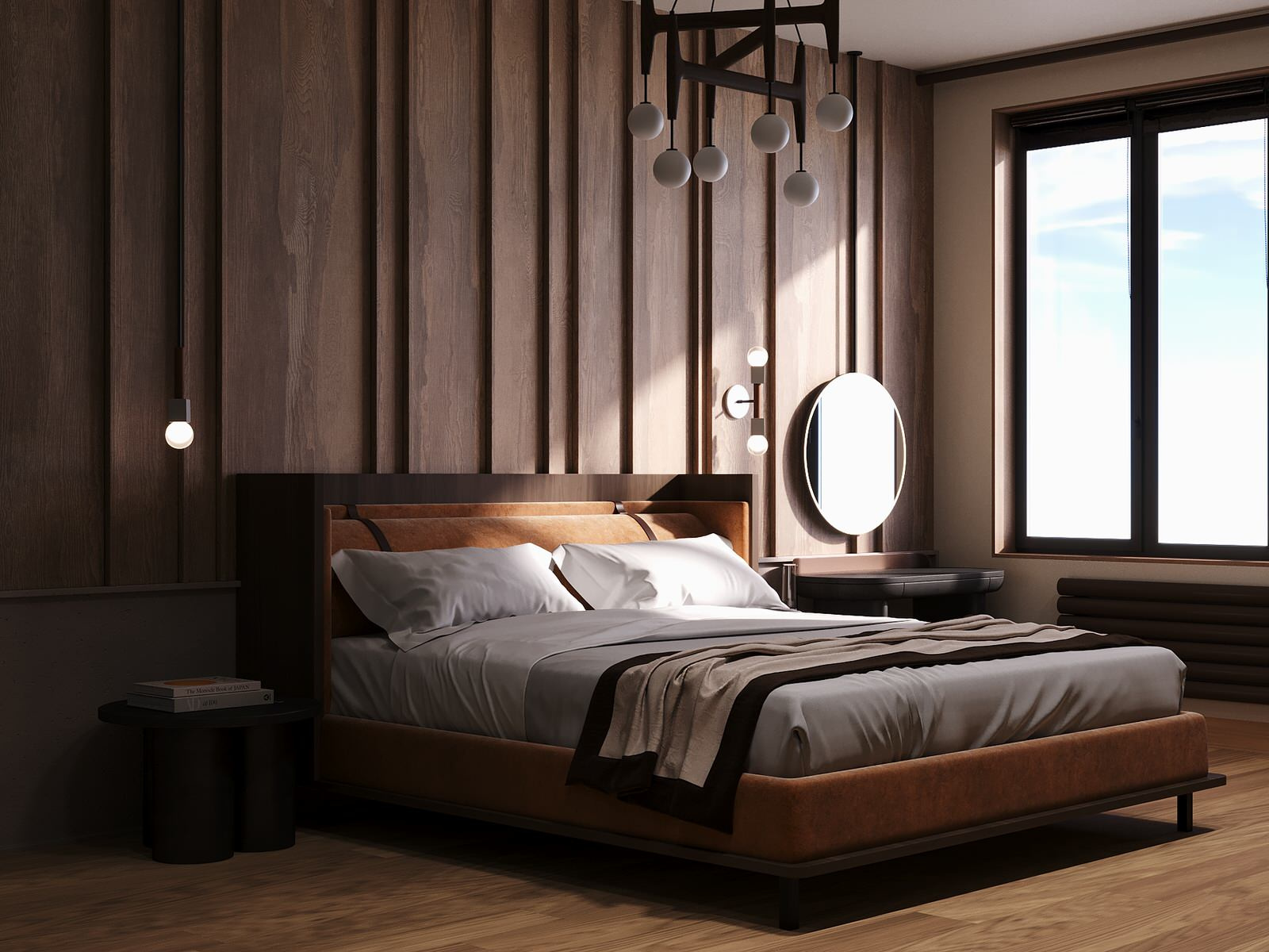 Mid-century bedroom
