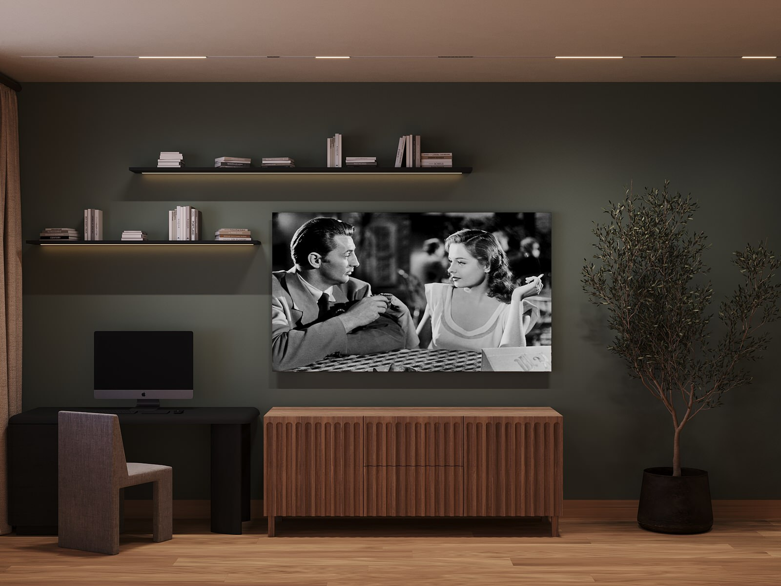 Mid-century bedroom