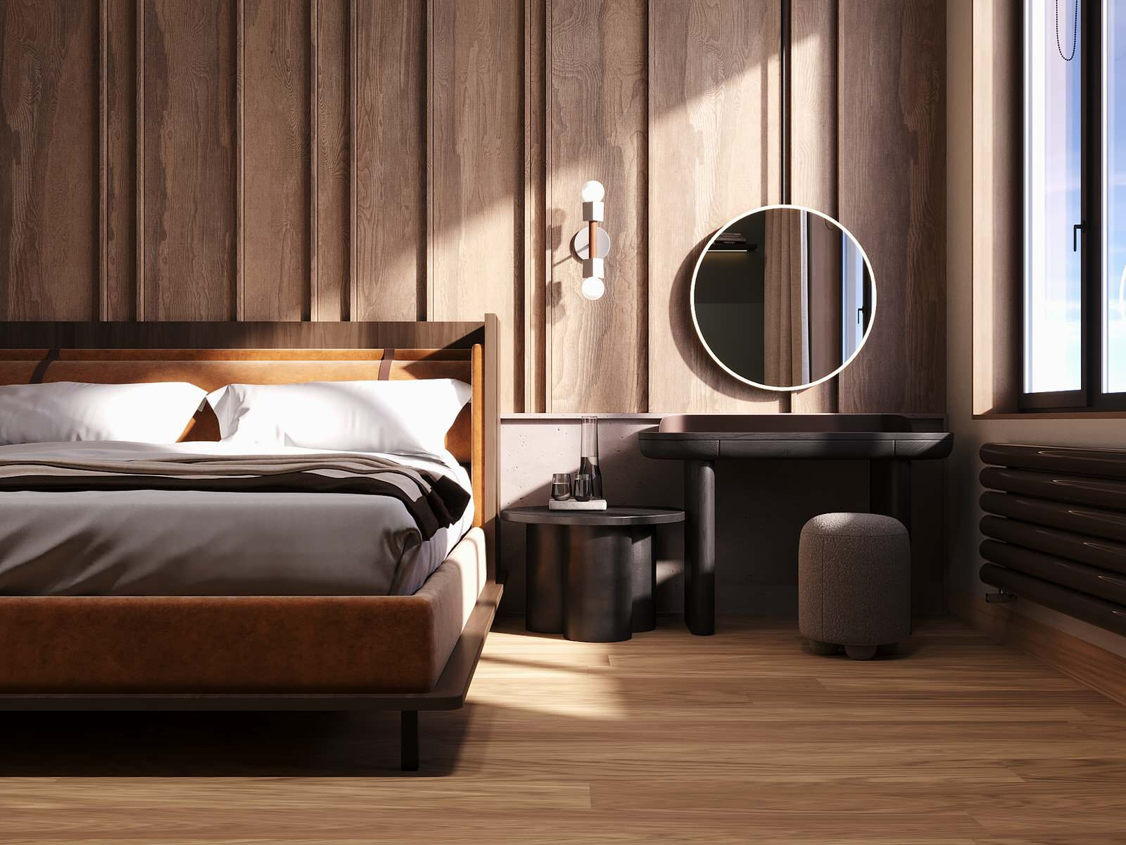Mid-century bedroom