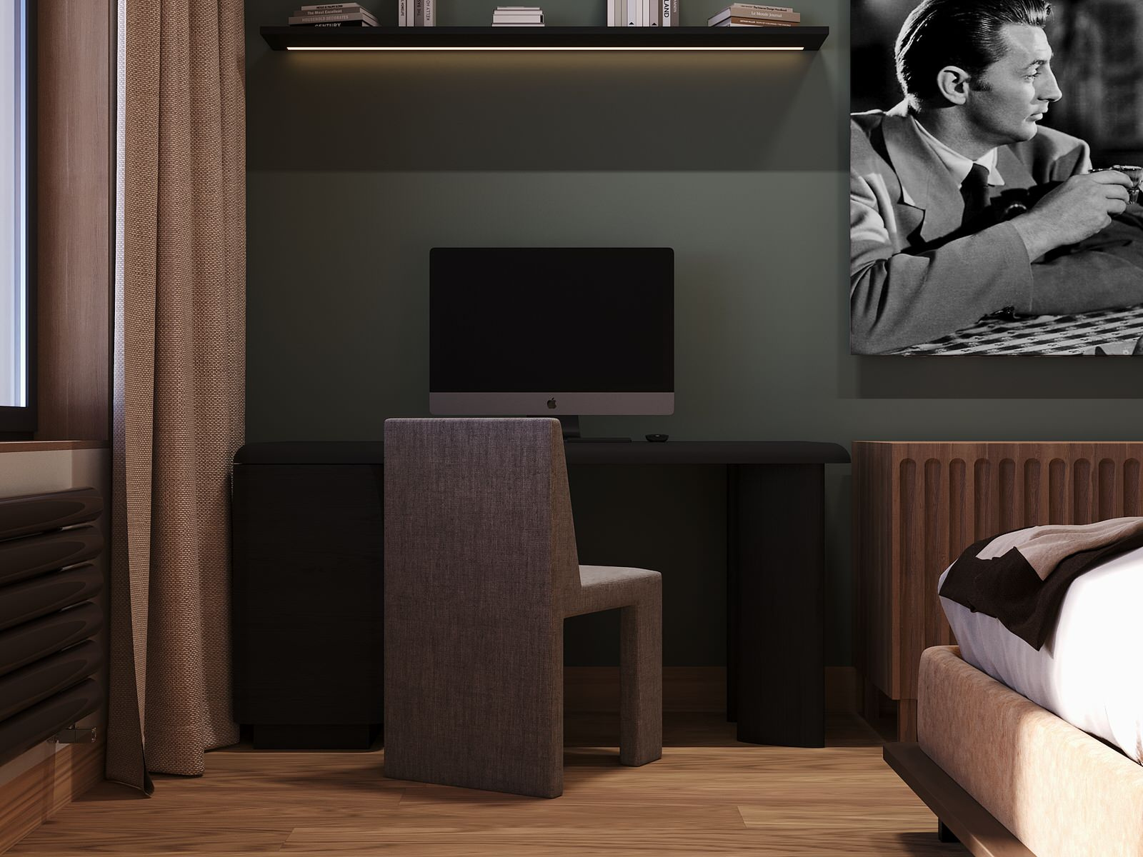 Mid-century bedroom