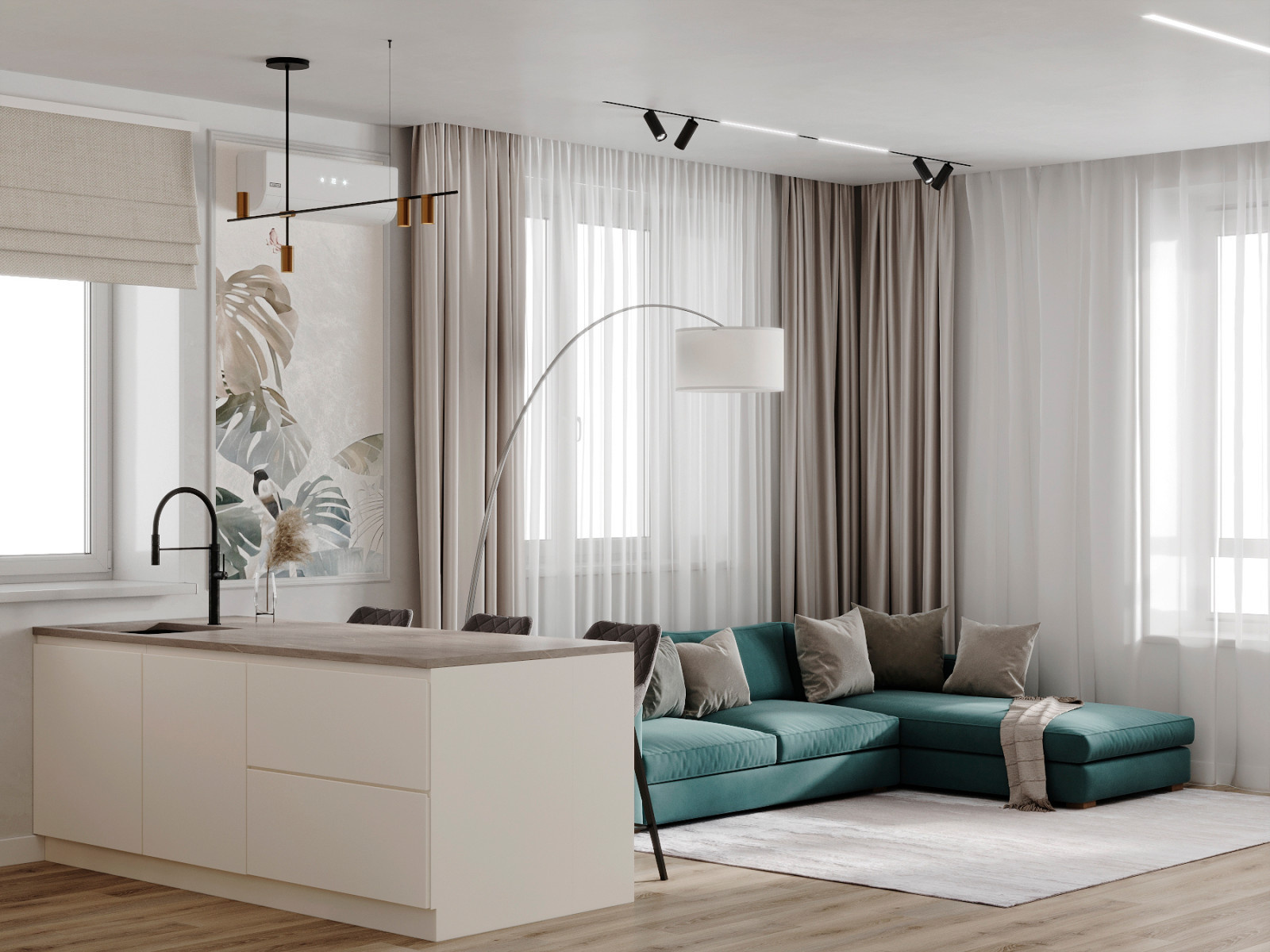 ЖК "Атмосфера в центре", 92 м2
