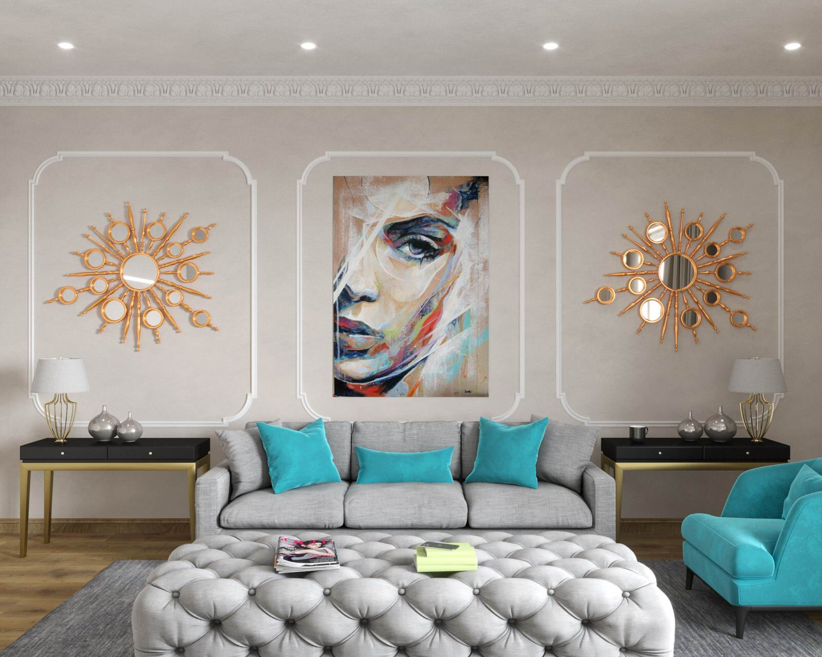 The living room