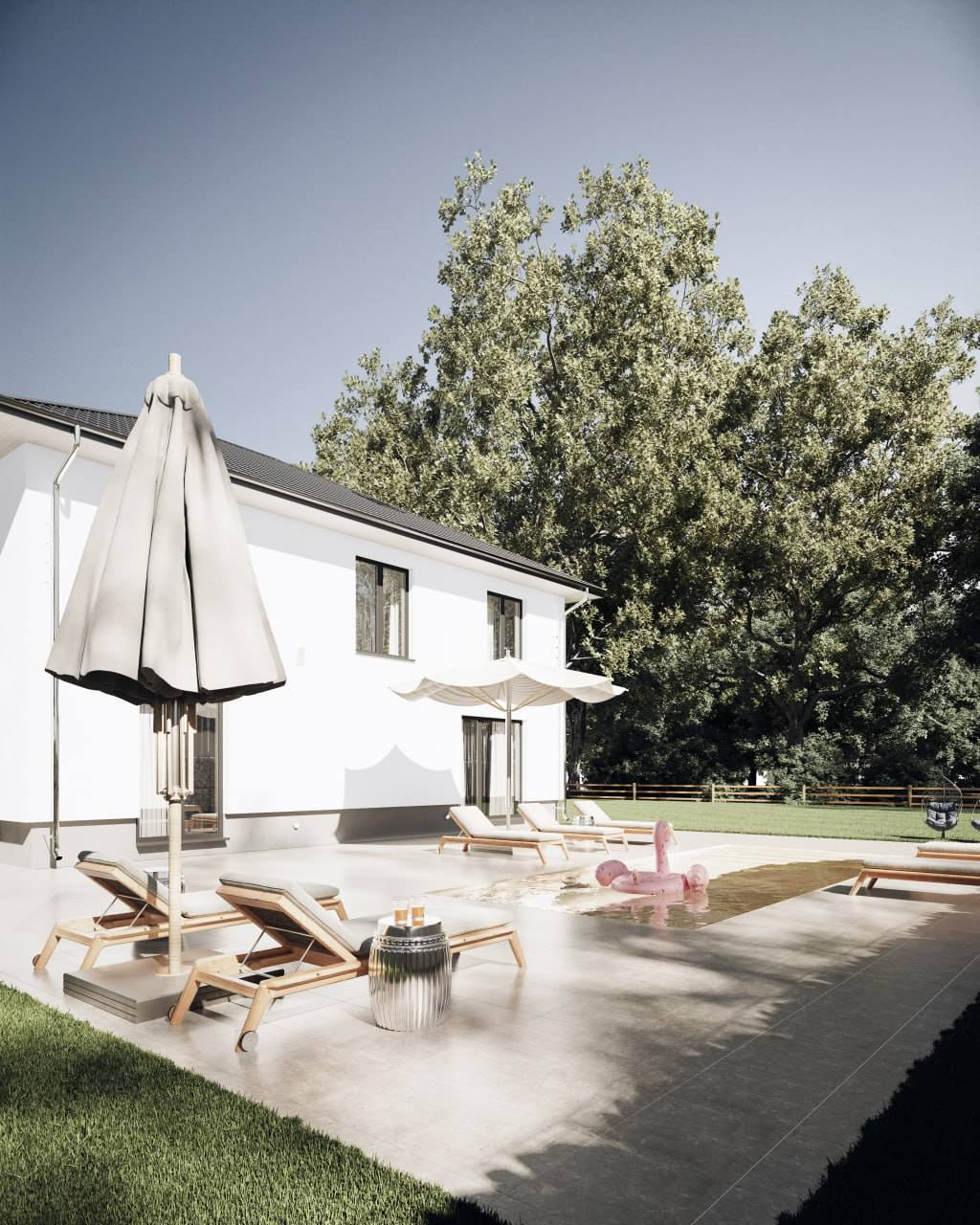 Stadtvilla mit Pool