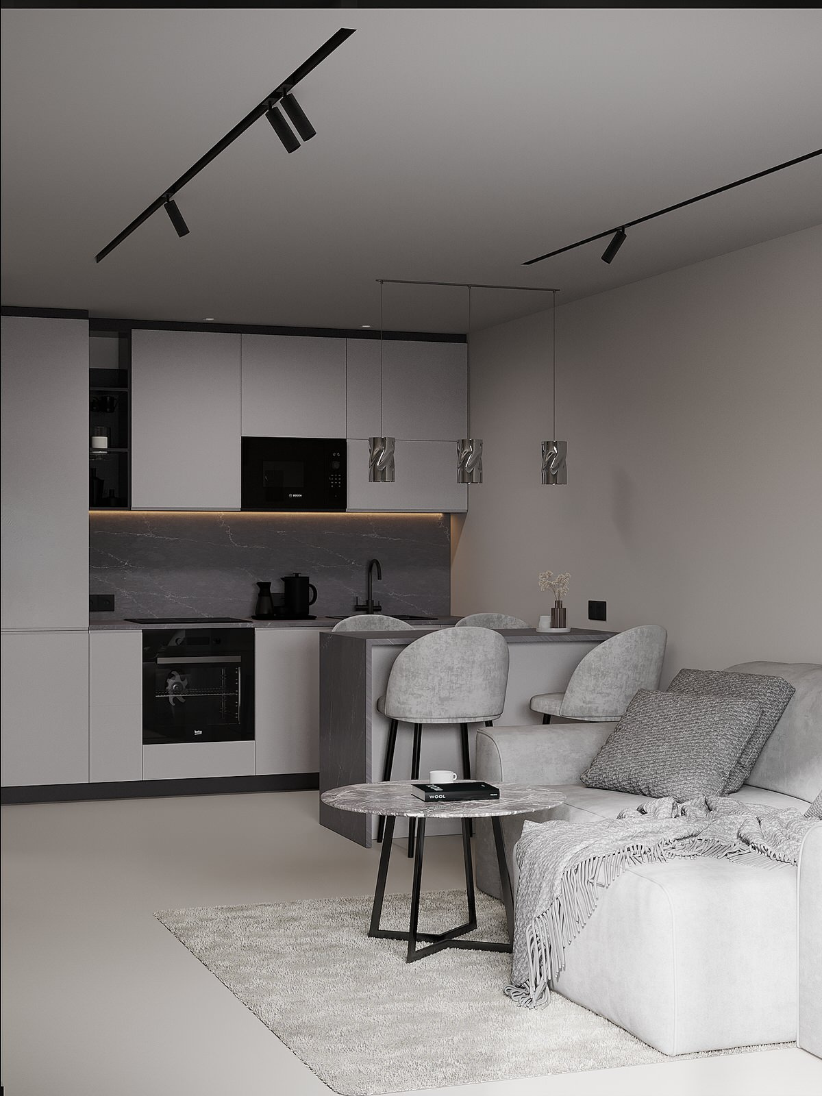 Дизайн-проект однокомнатной квартиры