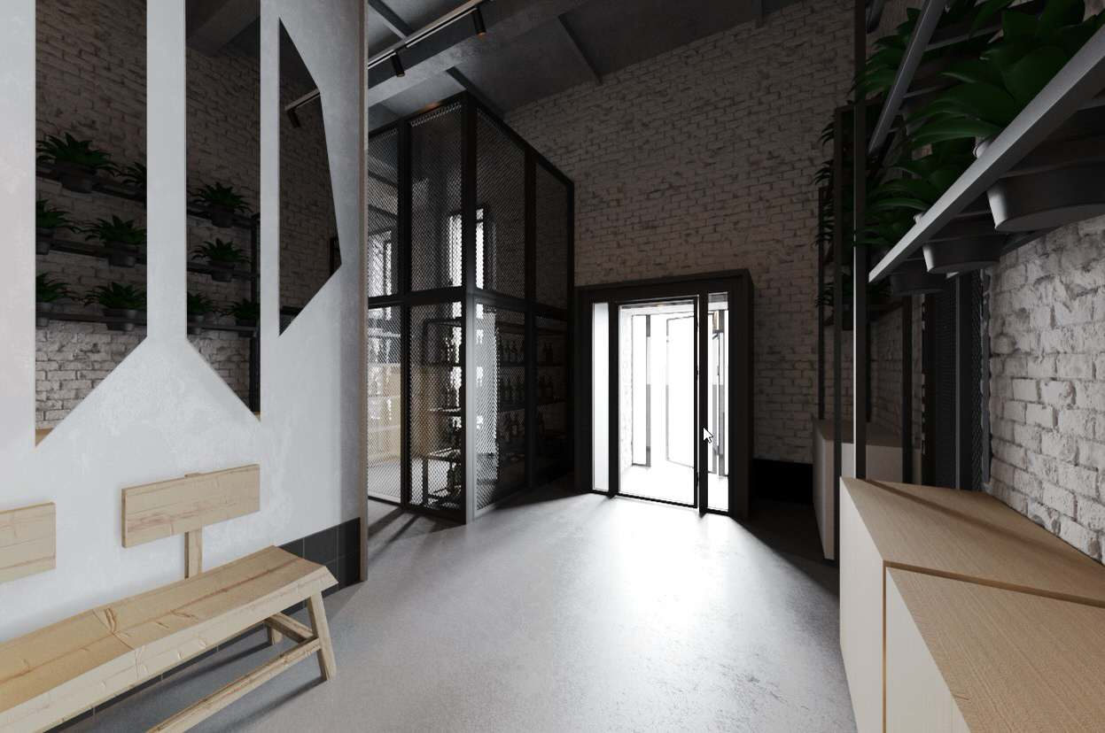 Визуализация Ресторан. Работа выполнена в 3dmax + Corona Render