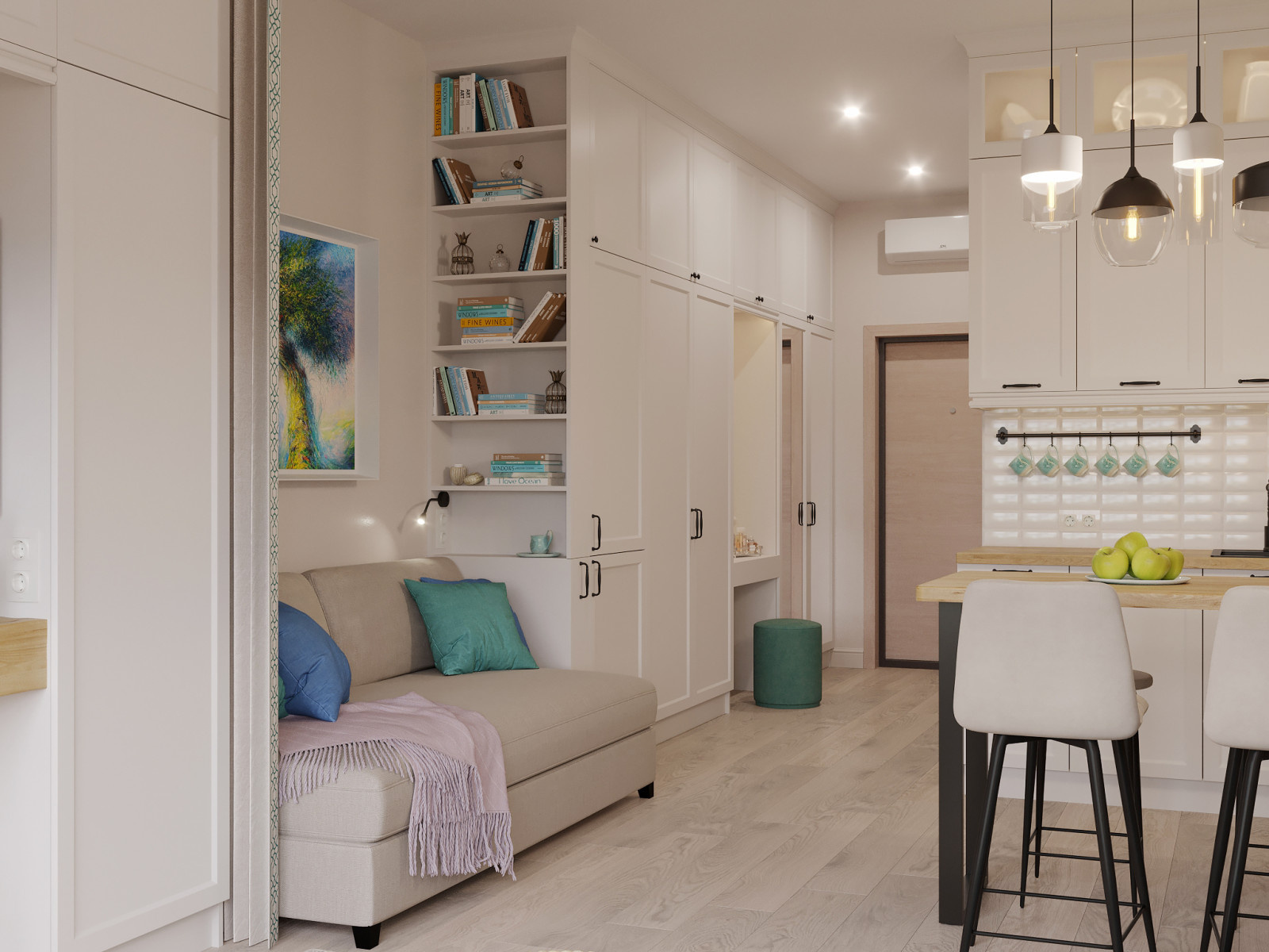 Квартира-студия в Москве, 30 м²
