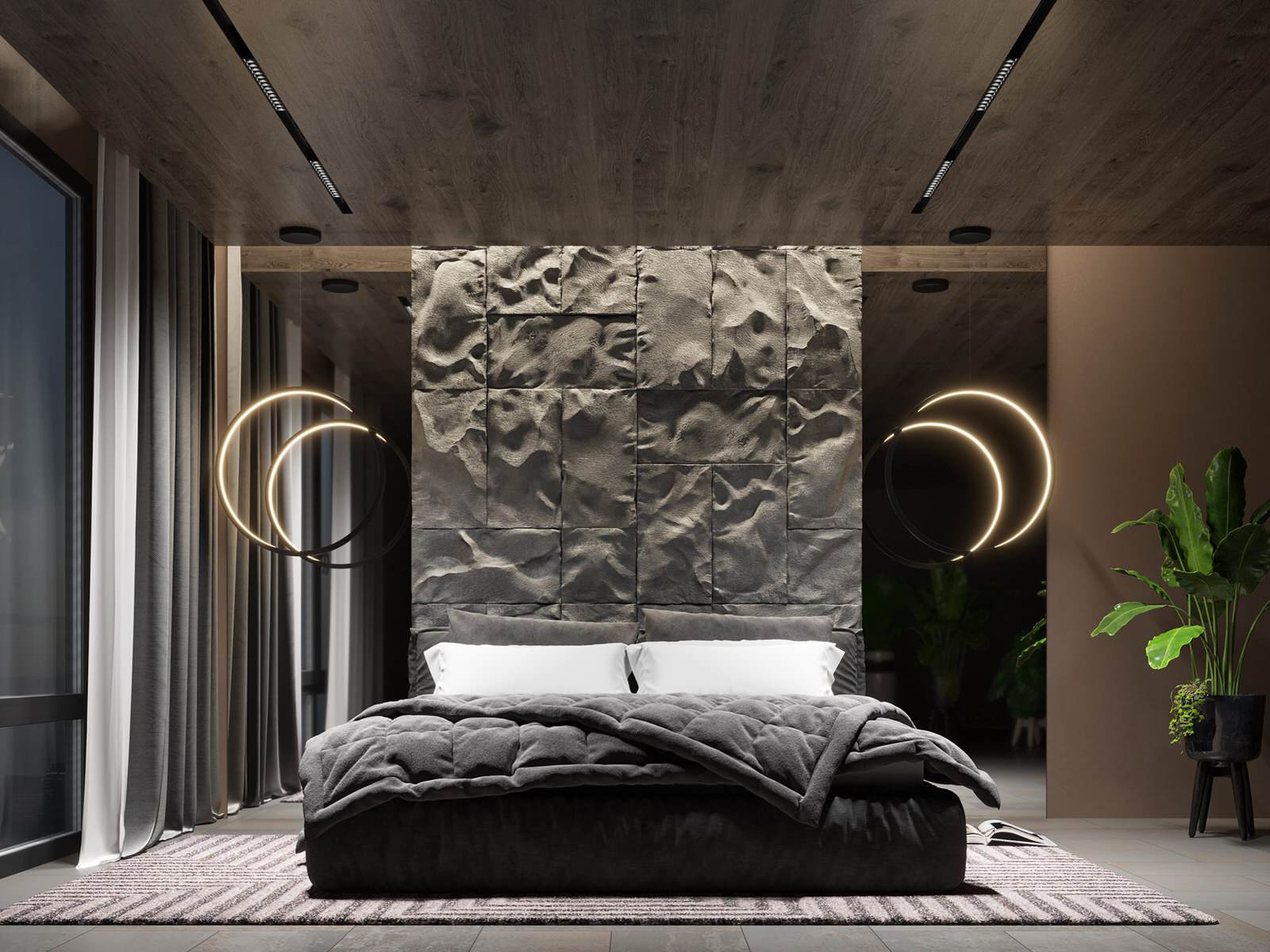 Bedroom in OKLA Residential Complex