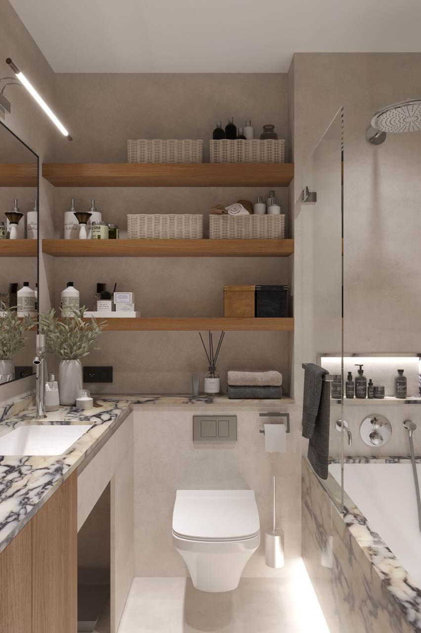 ЖК White Khamovniki, 2 комнаты, 46 м²