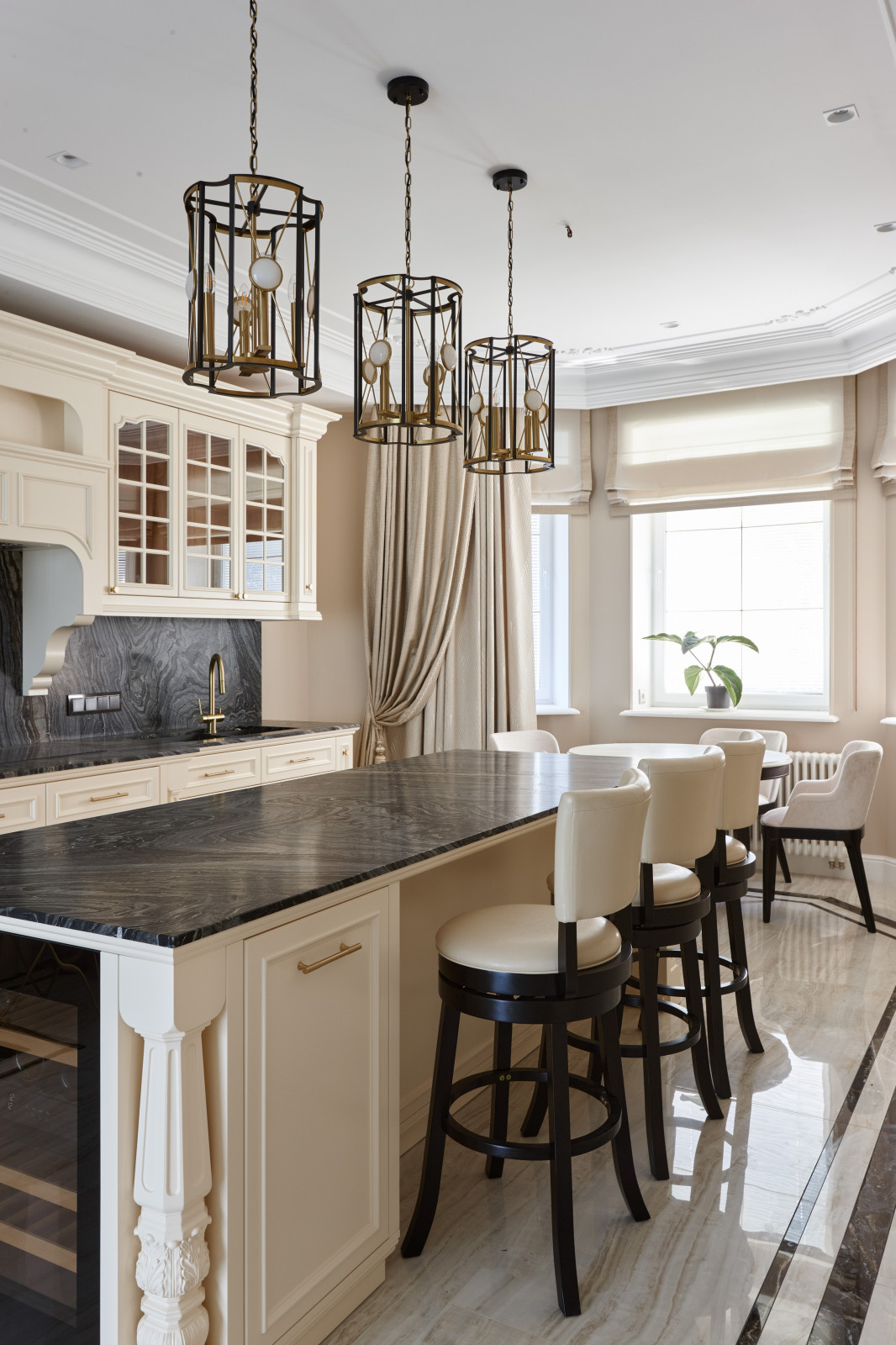 Интерьер загородного дома в Москве