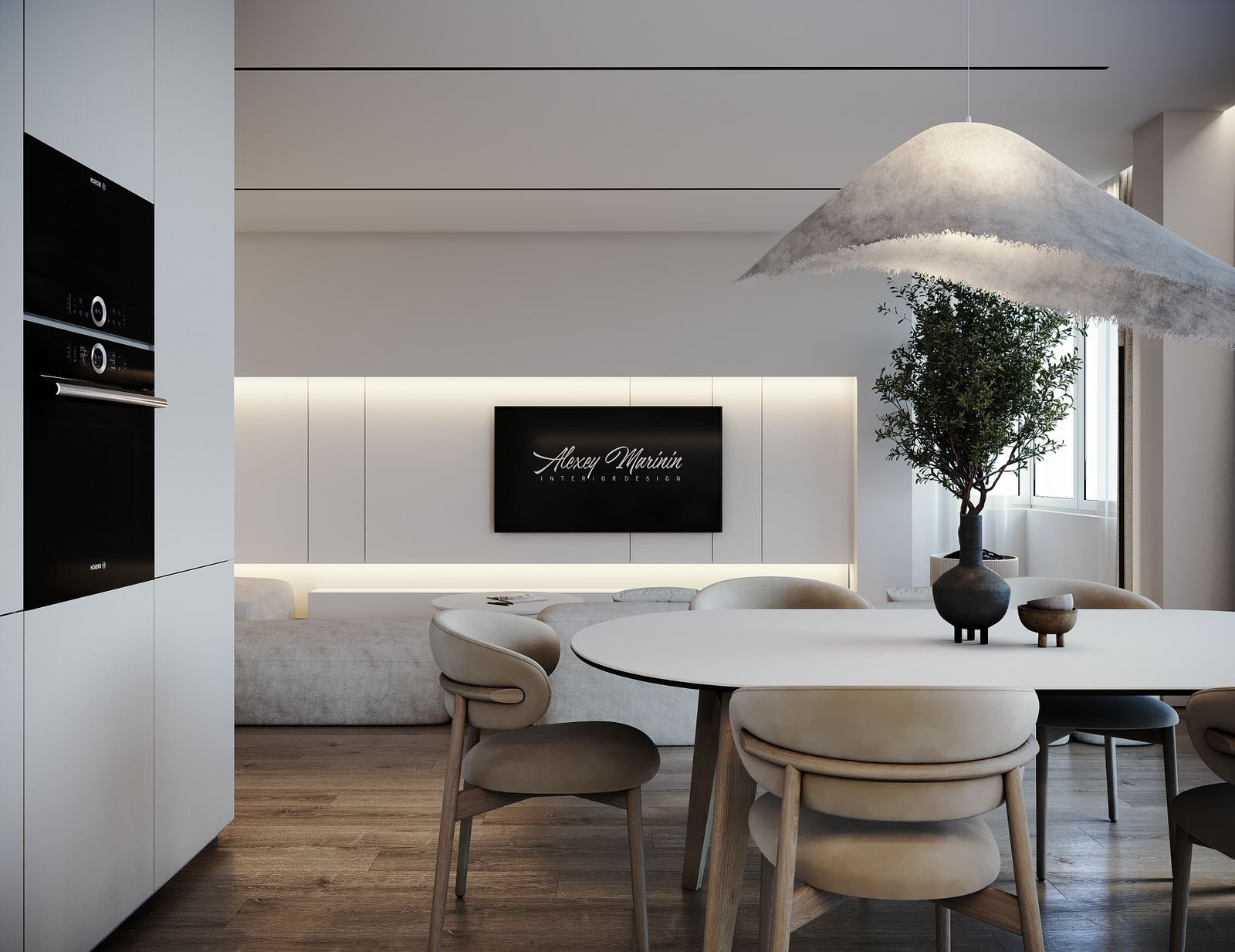 kitchen living room