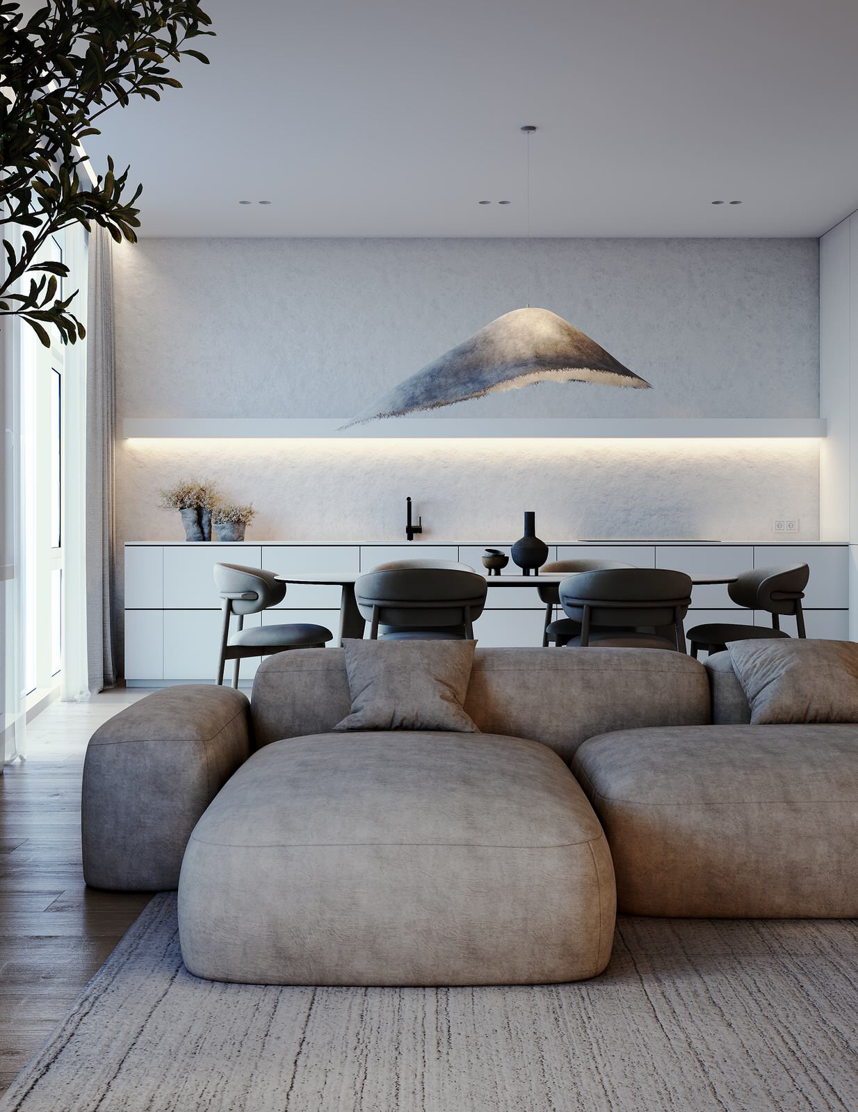 kitchen living room