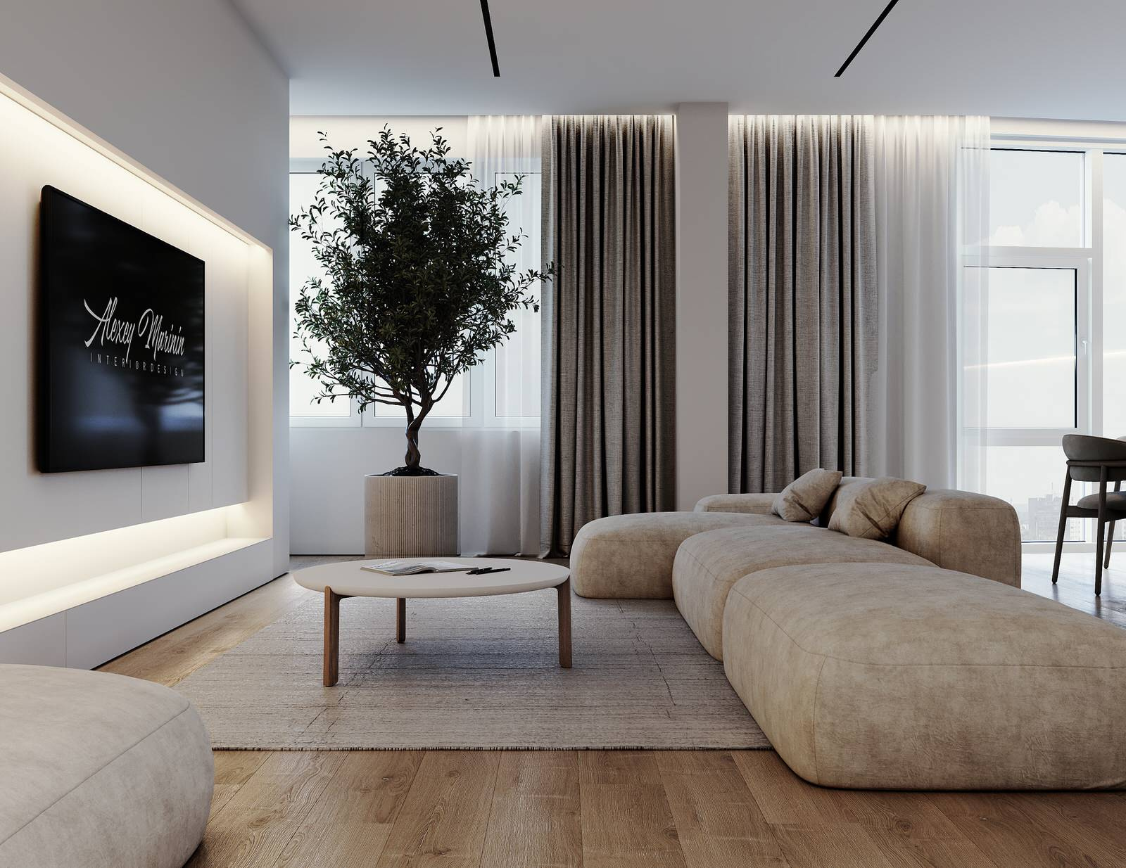 kitchen living room