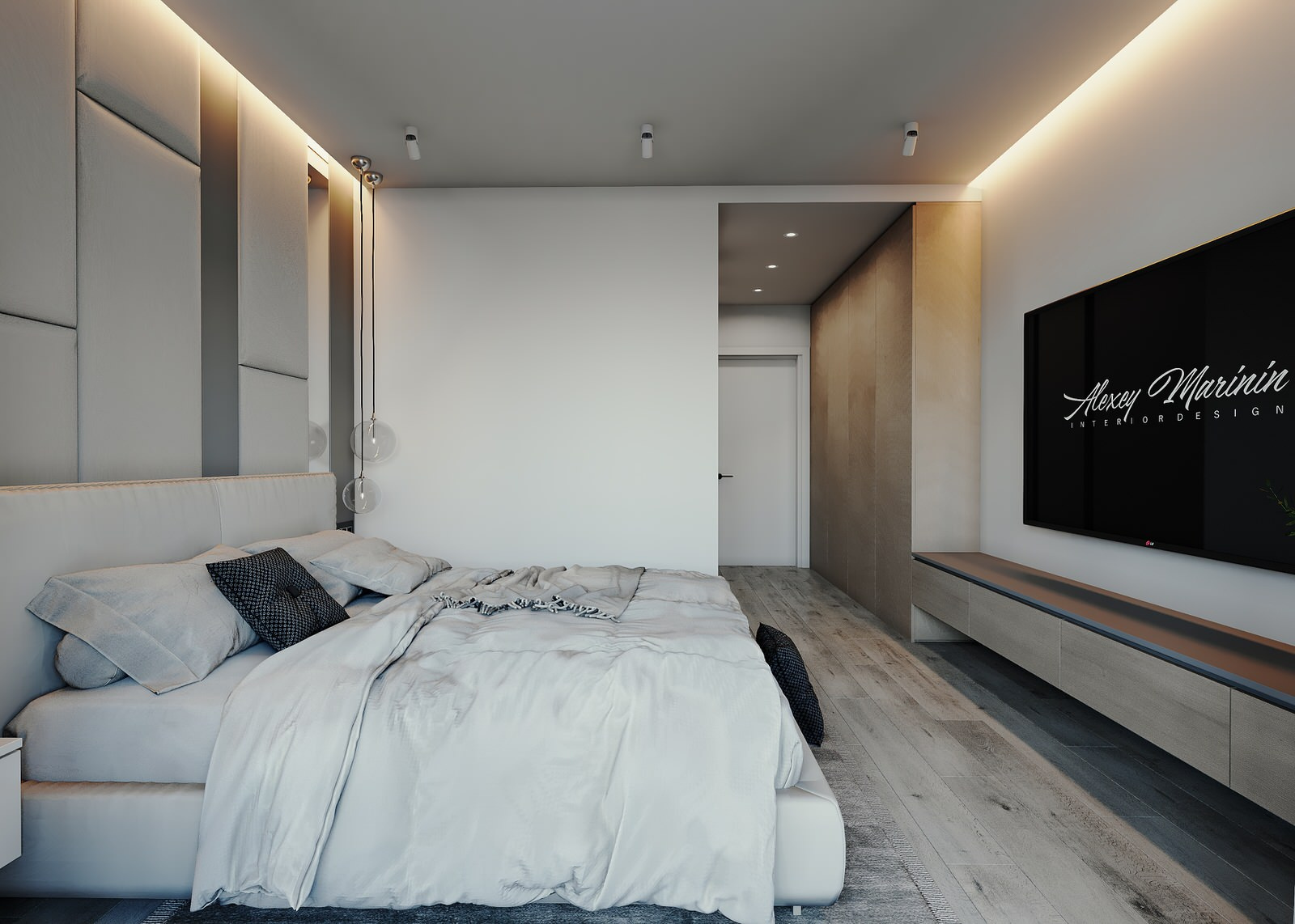 the bedroom