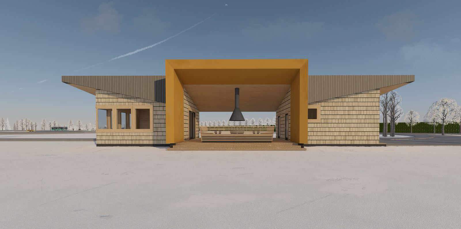 Обложка проекта: Ski house