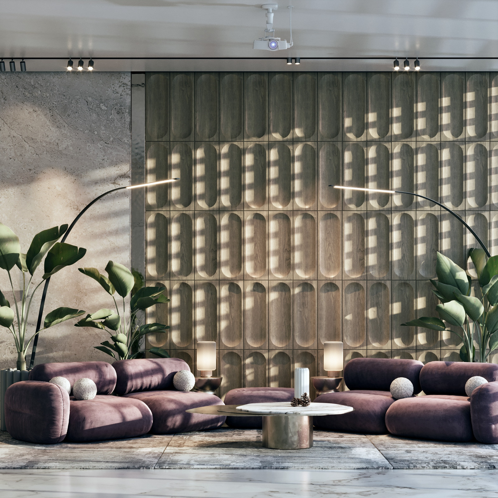 Кухня - гостиная в частном доме