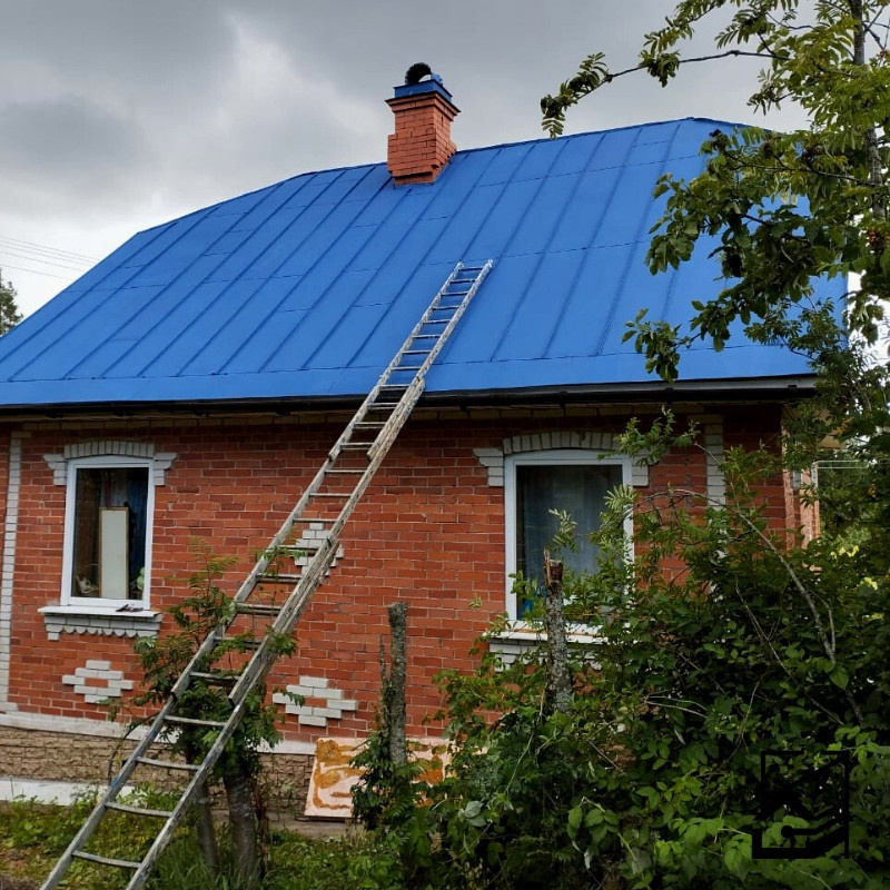 Окрашивание оцинкованной крыши