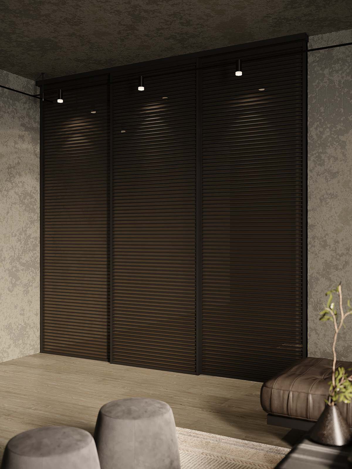 Sliding glass doors