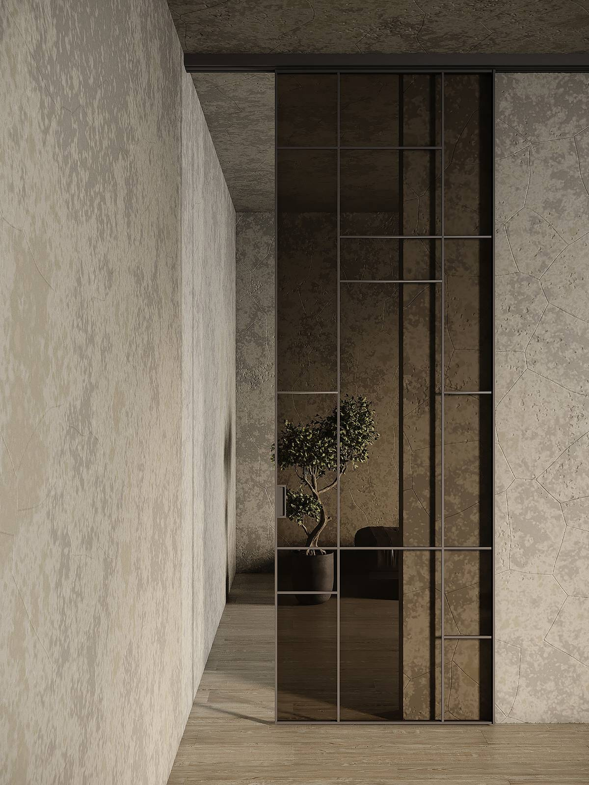 Sliding glass doors