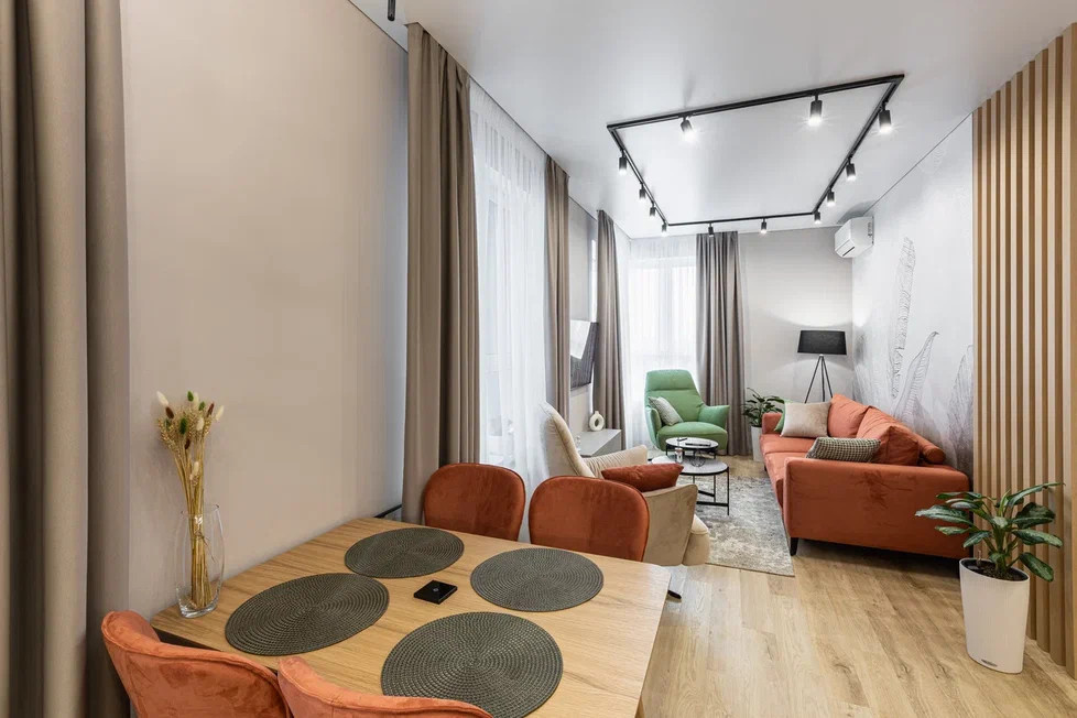 Красивая квартира 56 м² в современном стиле
