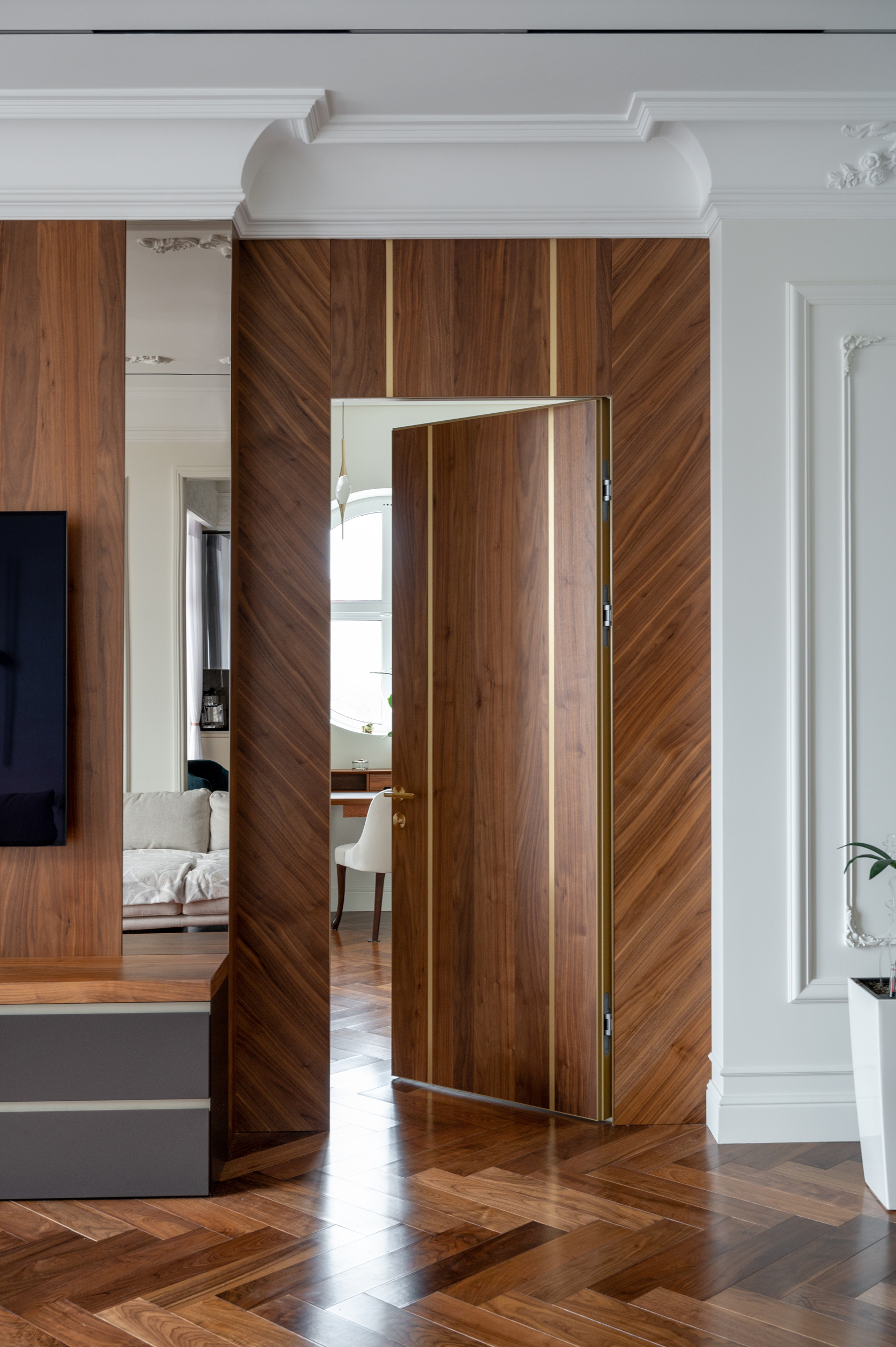 110 Новая Звезда, Москва. Гостиная.