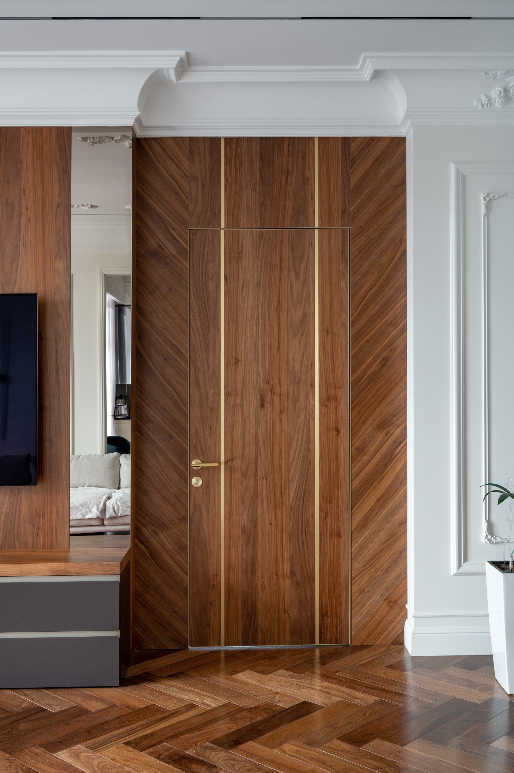 110 Новая Звезда, Москва. Гостиная.