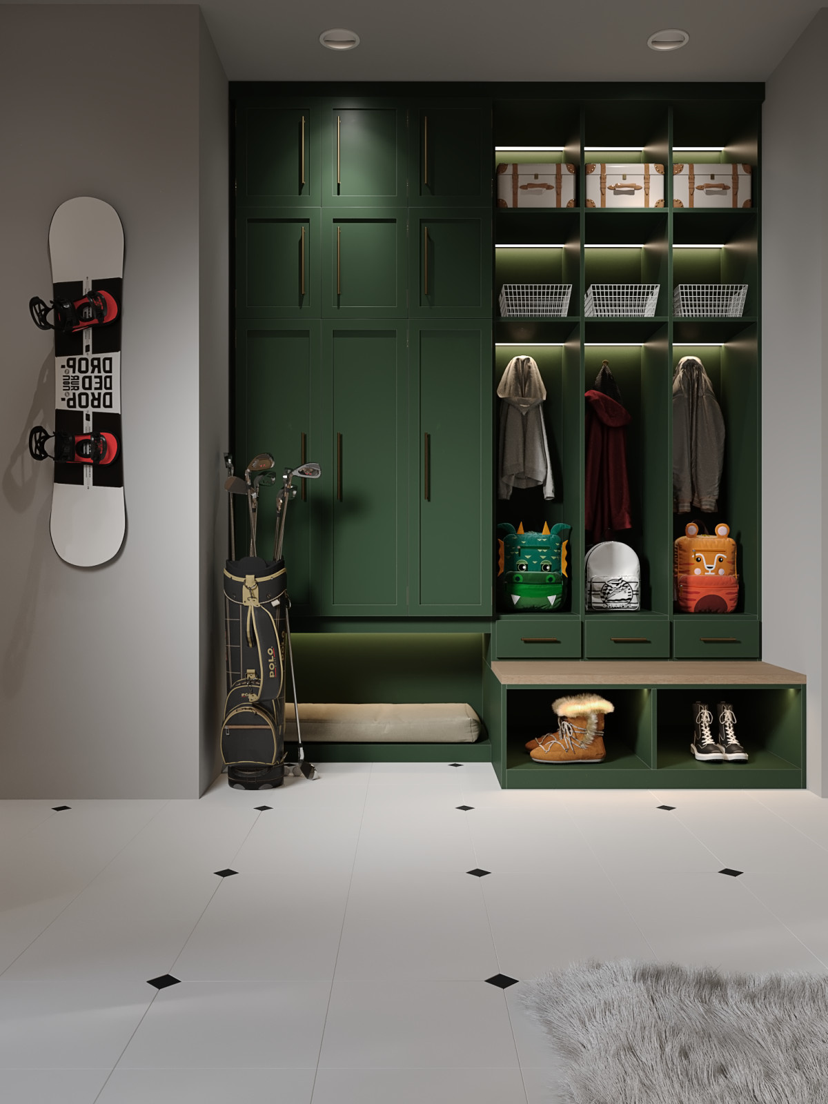 Laundry & Hobby Room