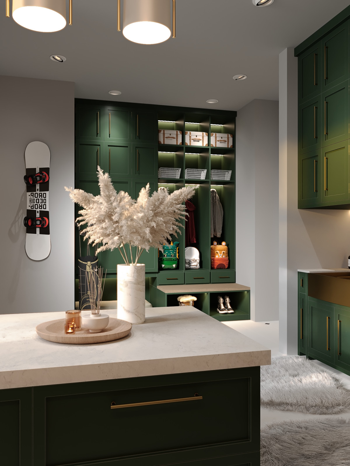 Laundry & Hobby Room