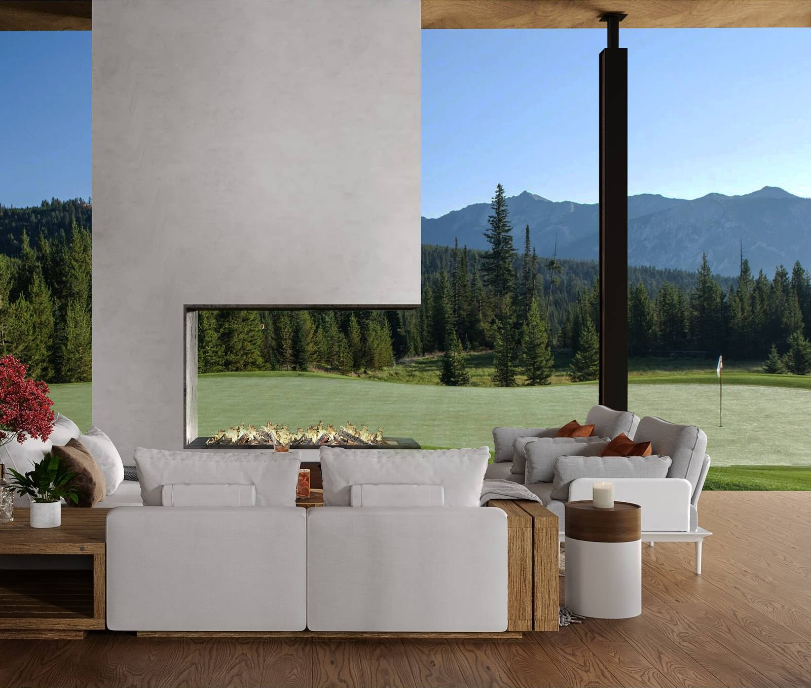Covered Terrace