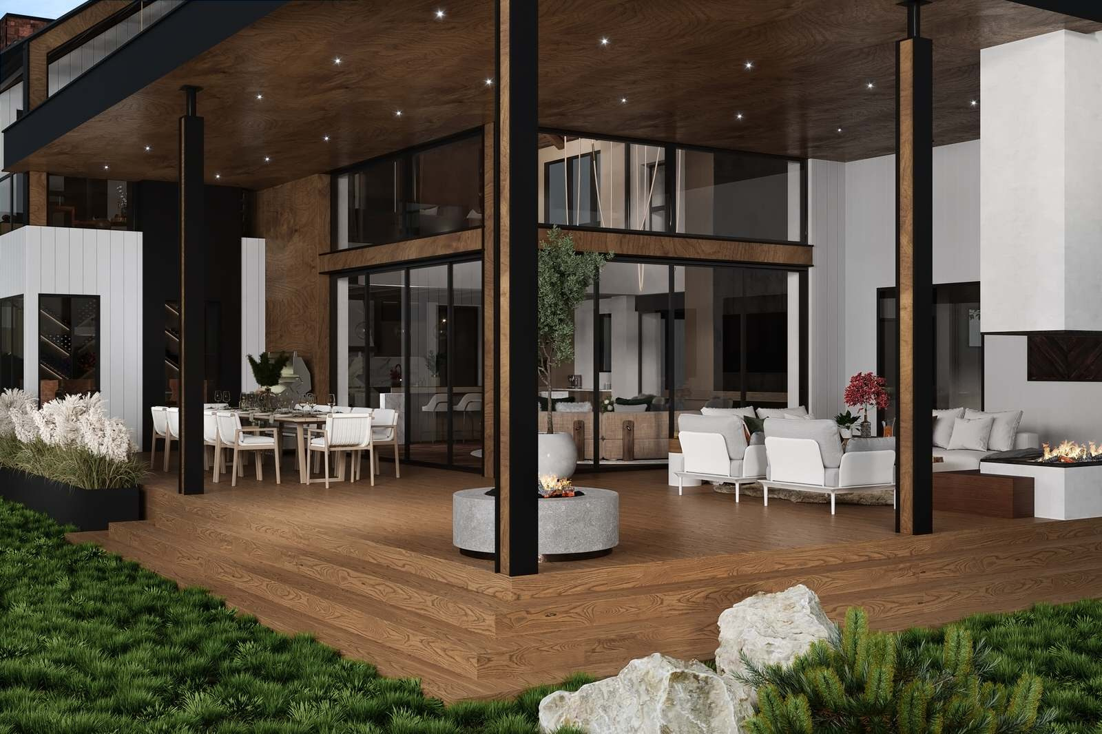 Covered Terrace