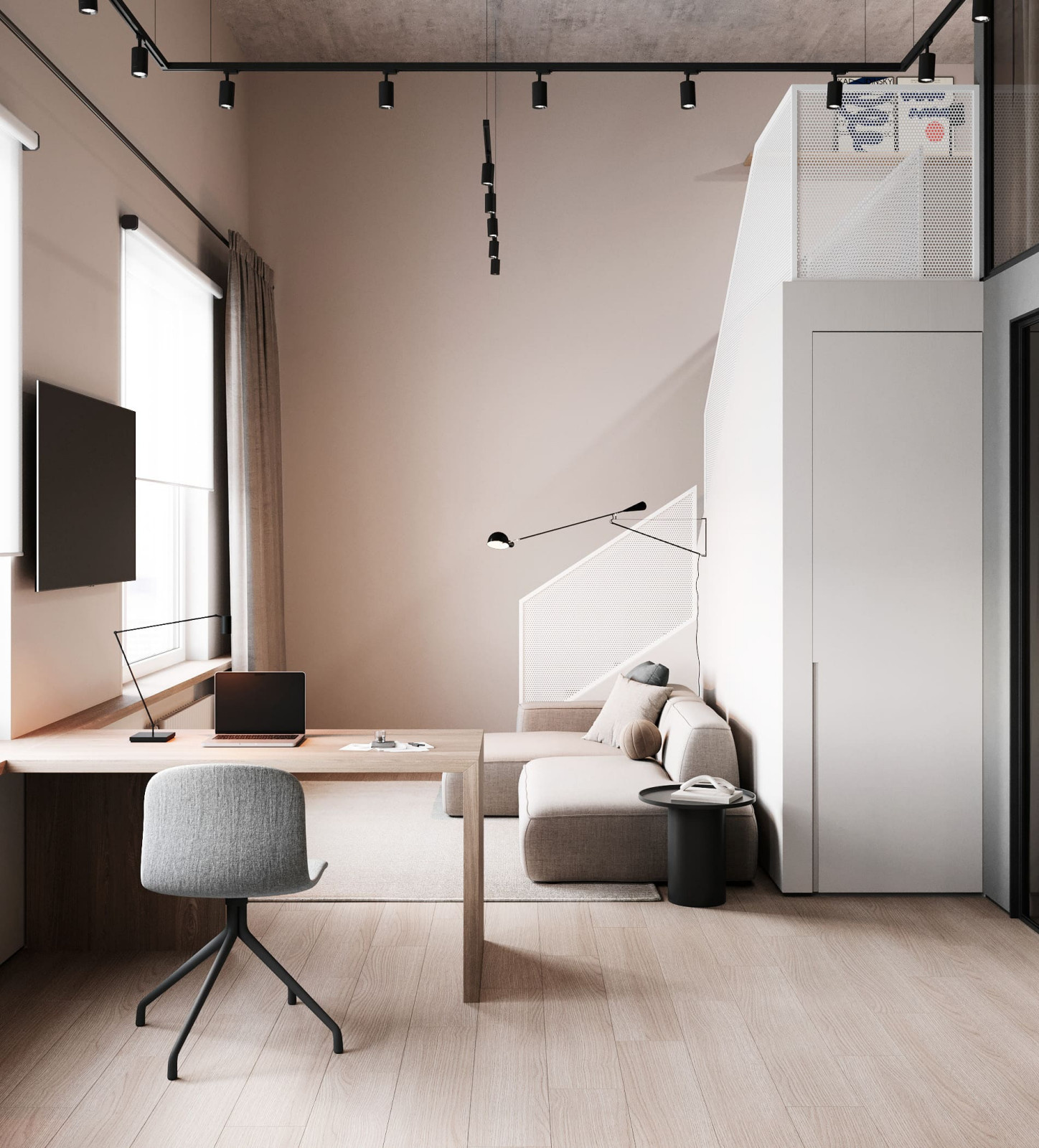 Two-level apartment
