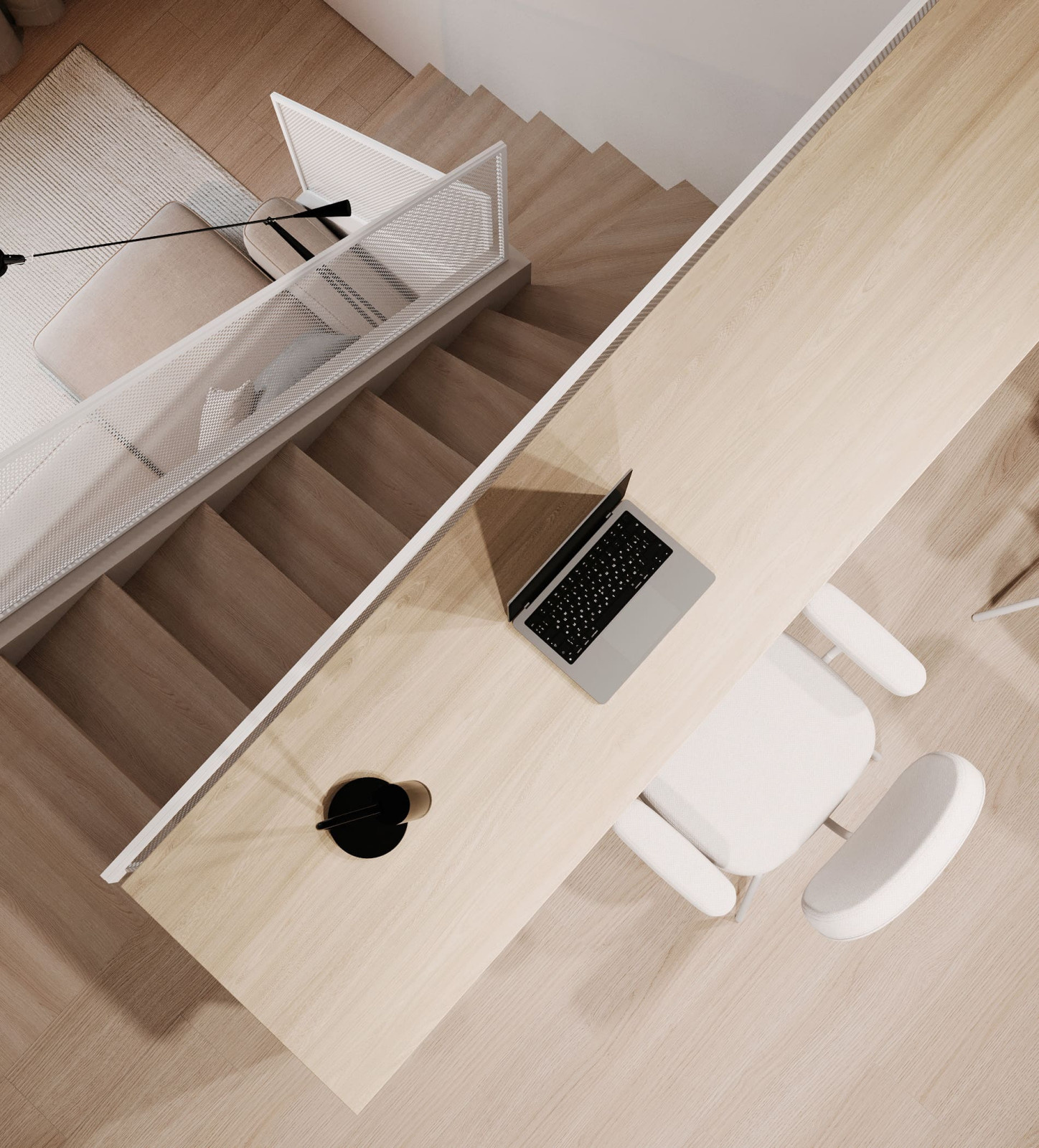 Two-level apartment